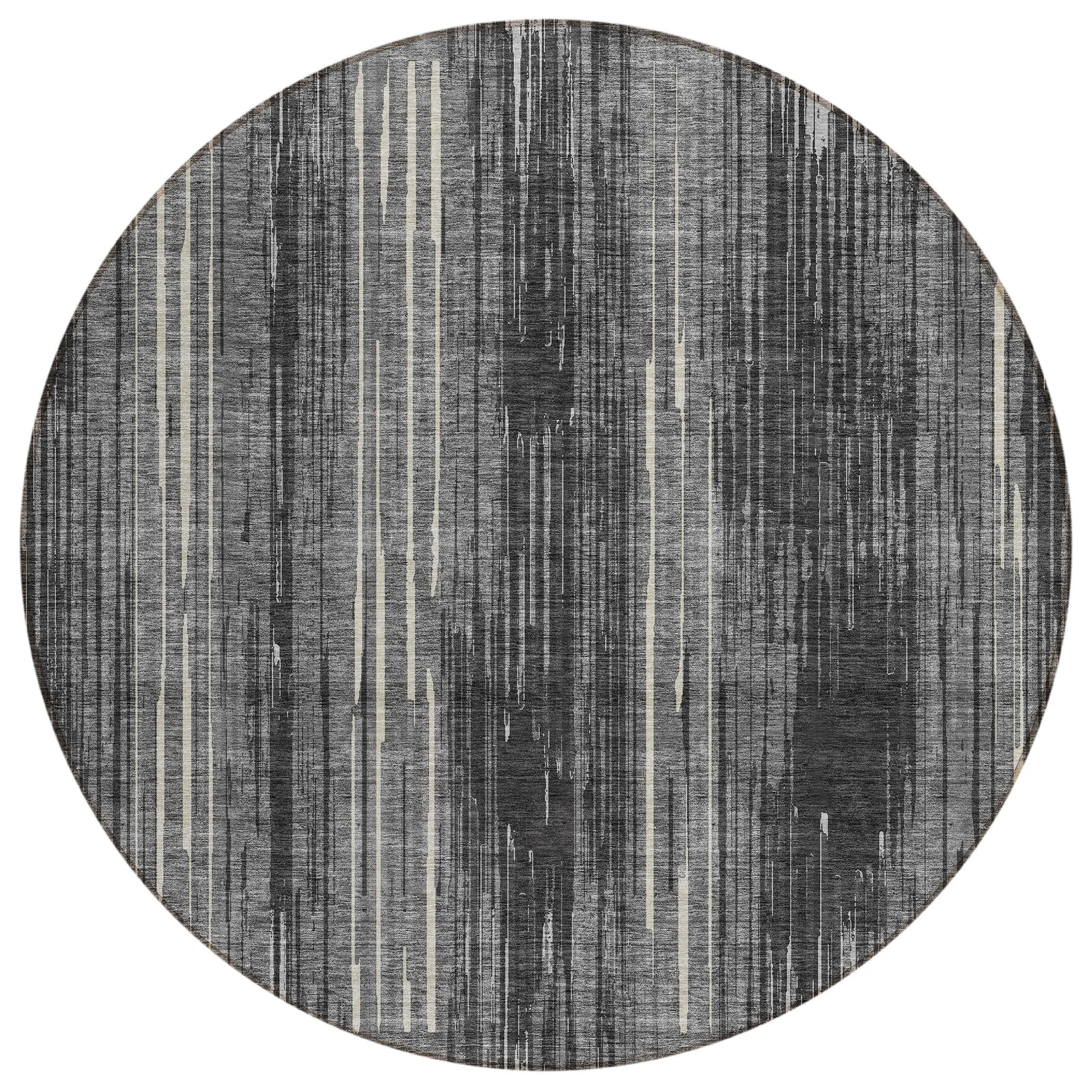 Machine Washable Indoor/ Outdoor Chantille Abstract Ombre Rug