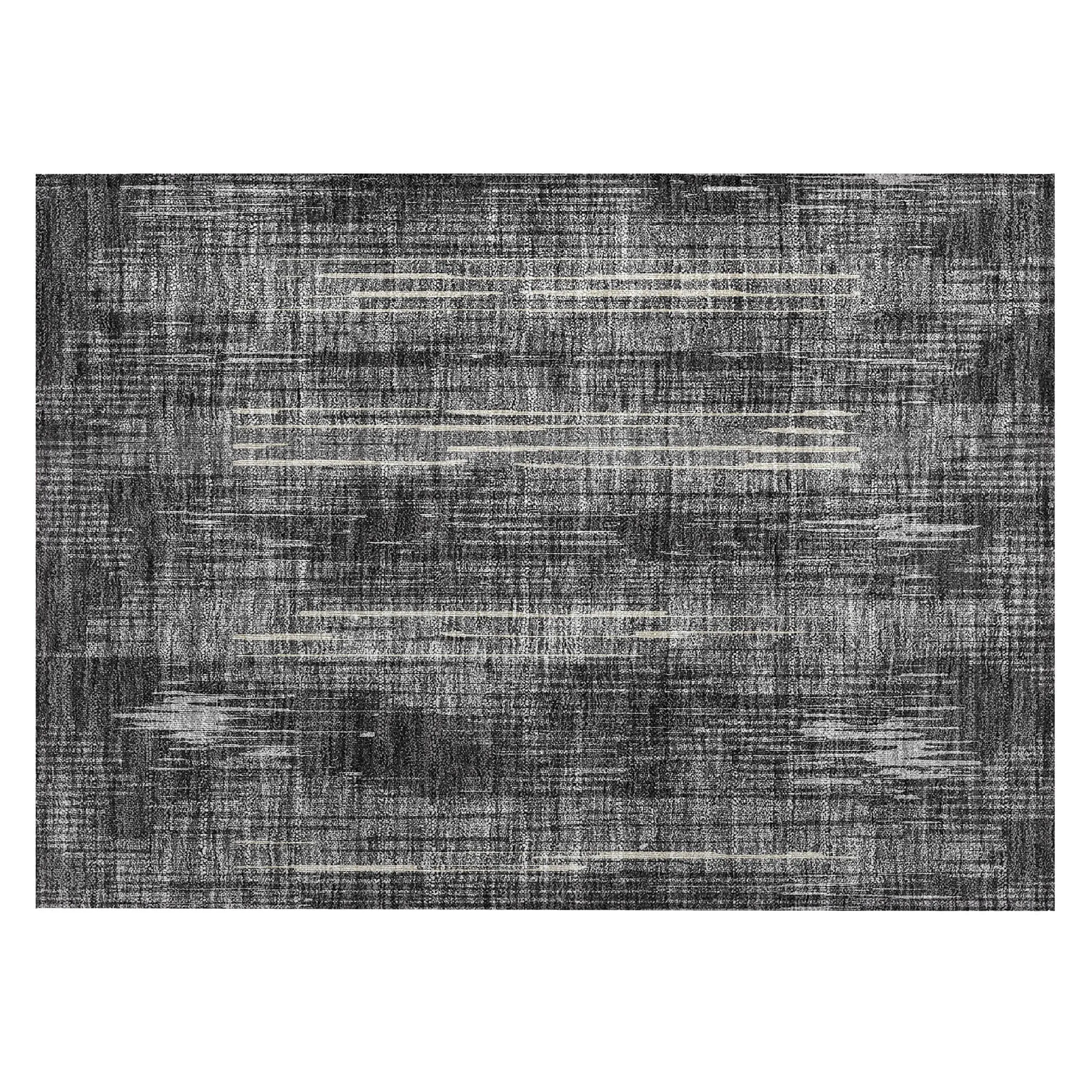 Machine Washable Indoor/ Outdoor Chantille Abstract Ombre Rug