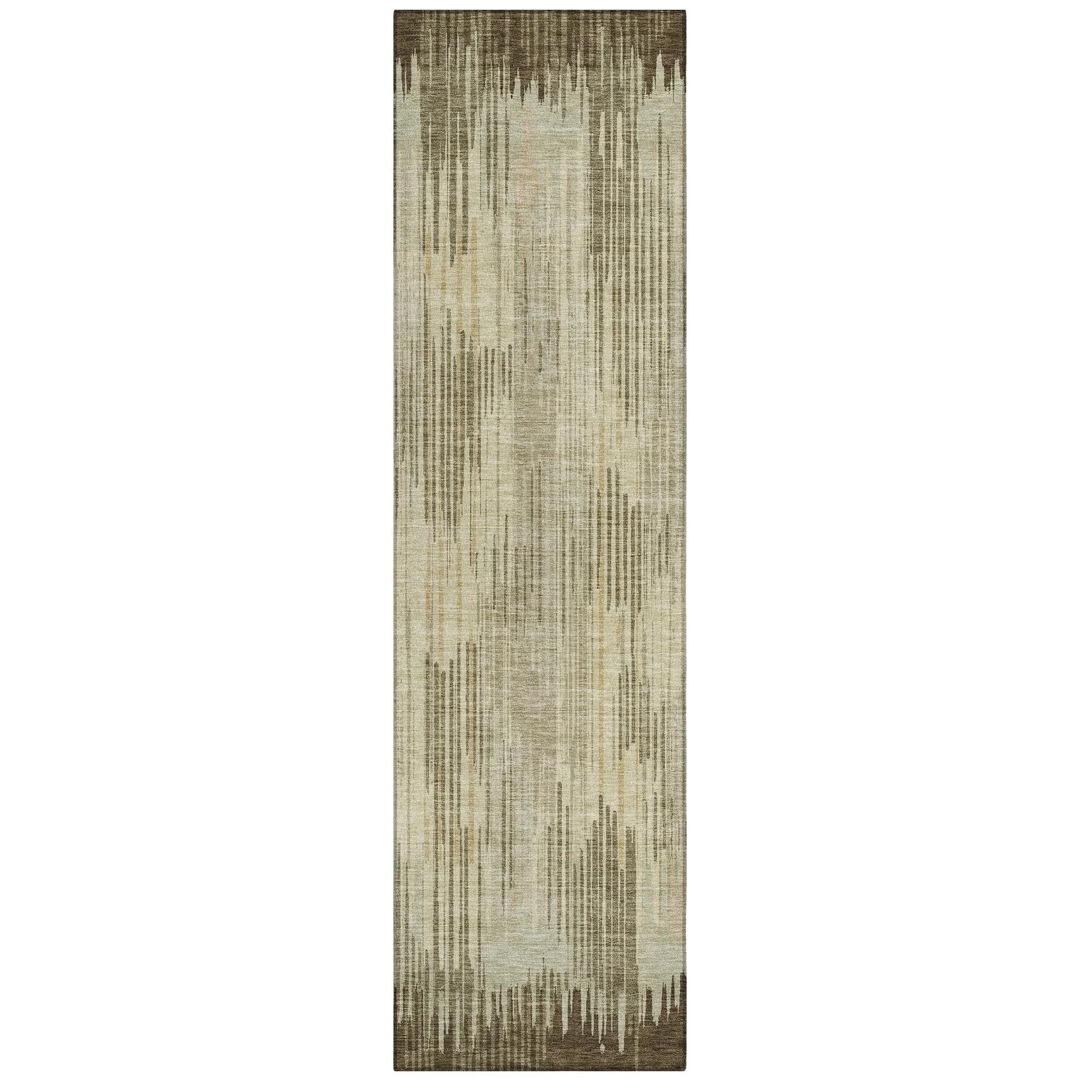 Machine Washable Indoor/ Outdoor Chantille Abstract Ombre Rug