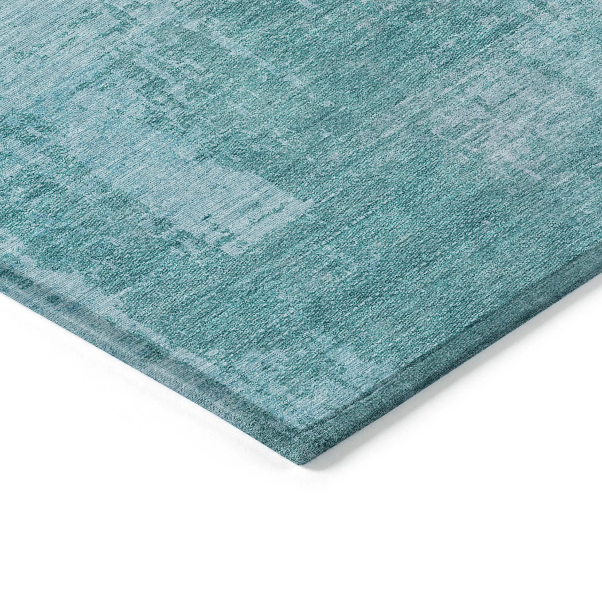 Machine Washable Indoor/ Outdoor Chantille Abstract Ombre Rug