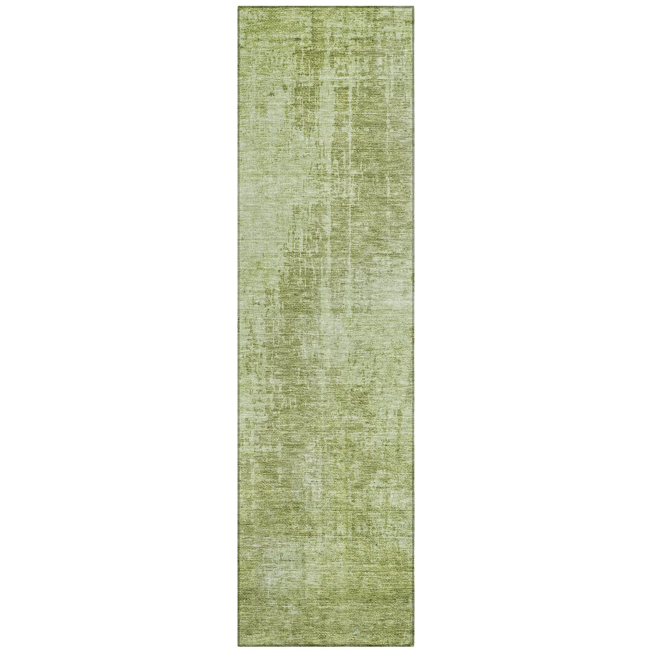 Machine Washable Indoor/ Outdoor Chantille Abstract Ombre Rug