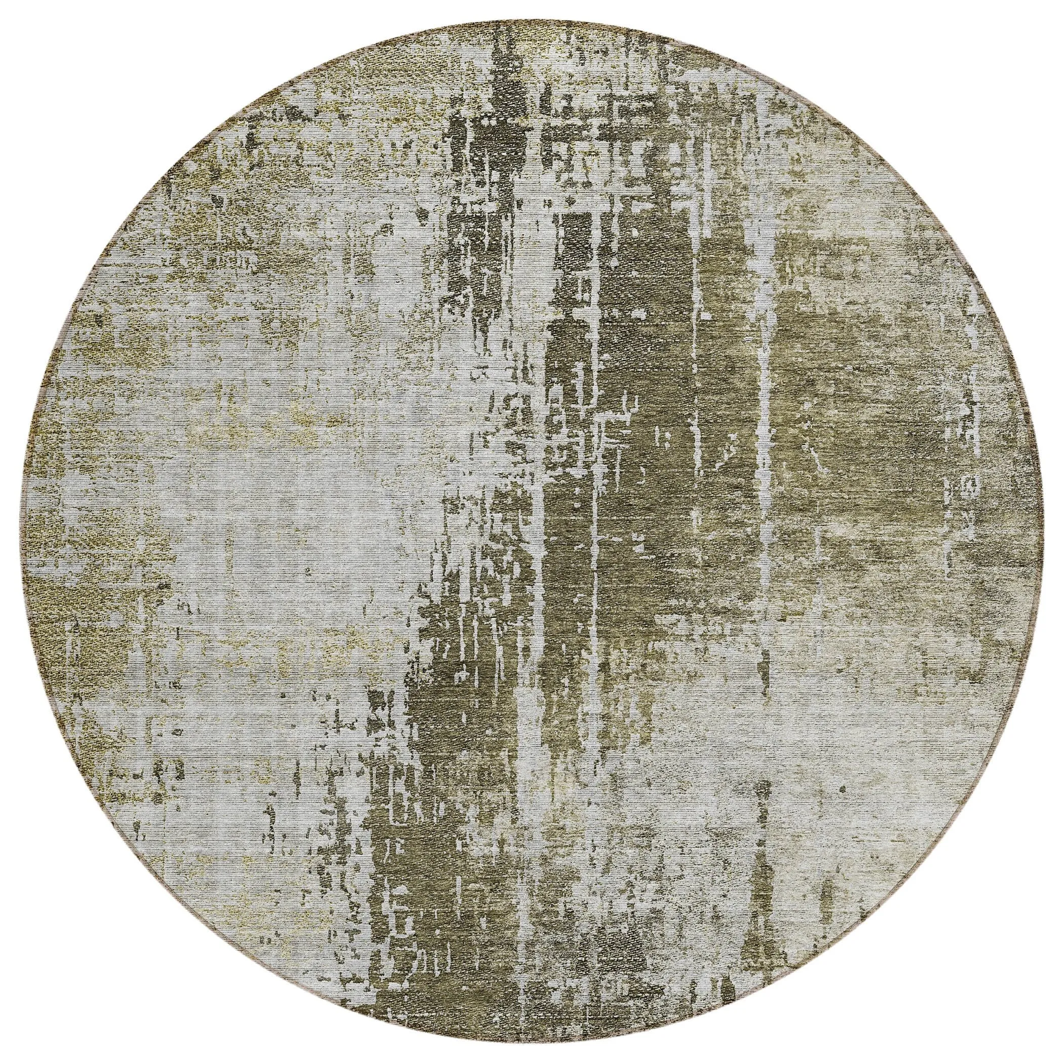 Machine Washable Indoor/ Outdoor Chantille Abstract Ombre Rug