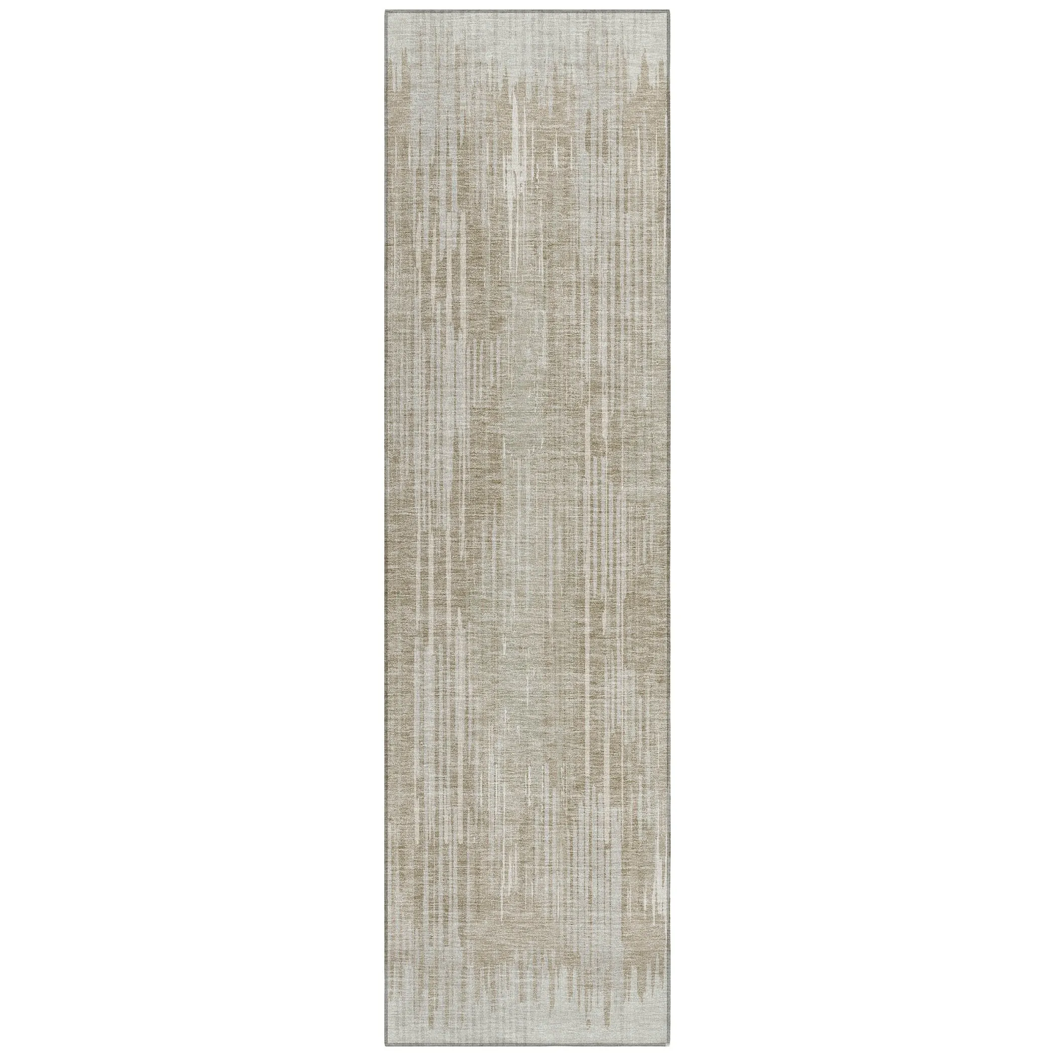 Machine Washable Indoor/ Outdoor Chantille Abstract Ombre Rug