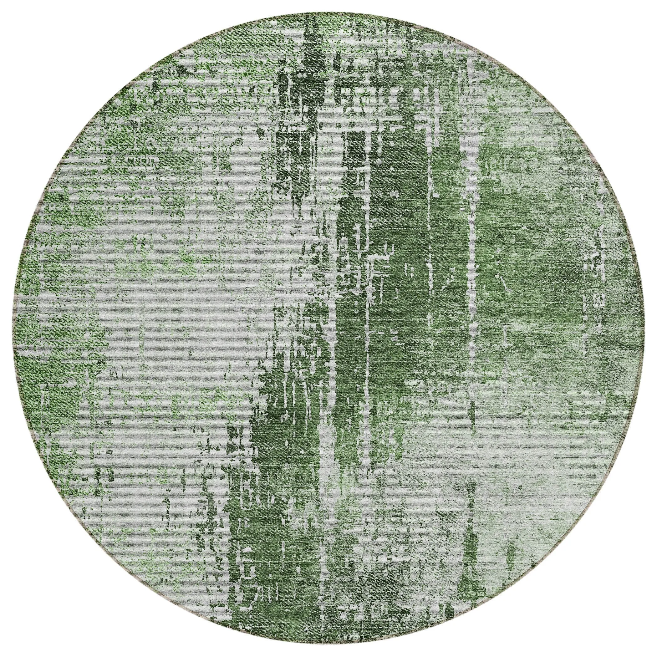Machine Washable Indoor/ Outdoor Chantille Abstract Ombre Rug
