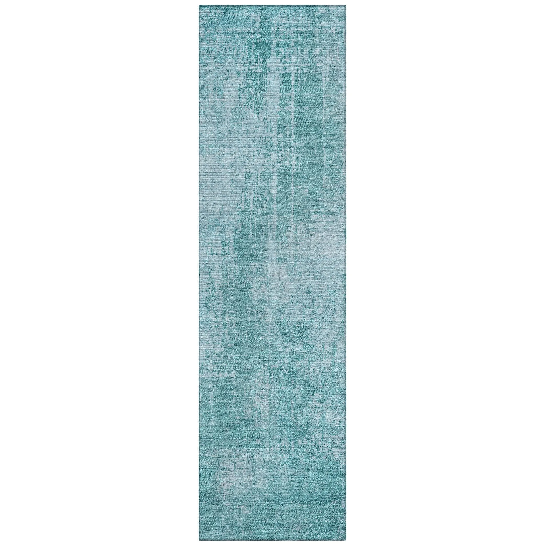 Machine Washable Indoor/ Outdoor Chantille Abstract Ombre Rug