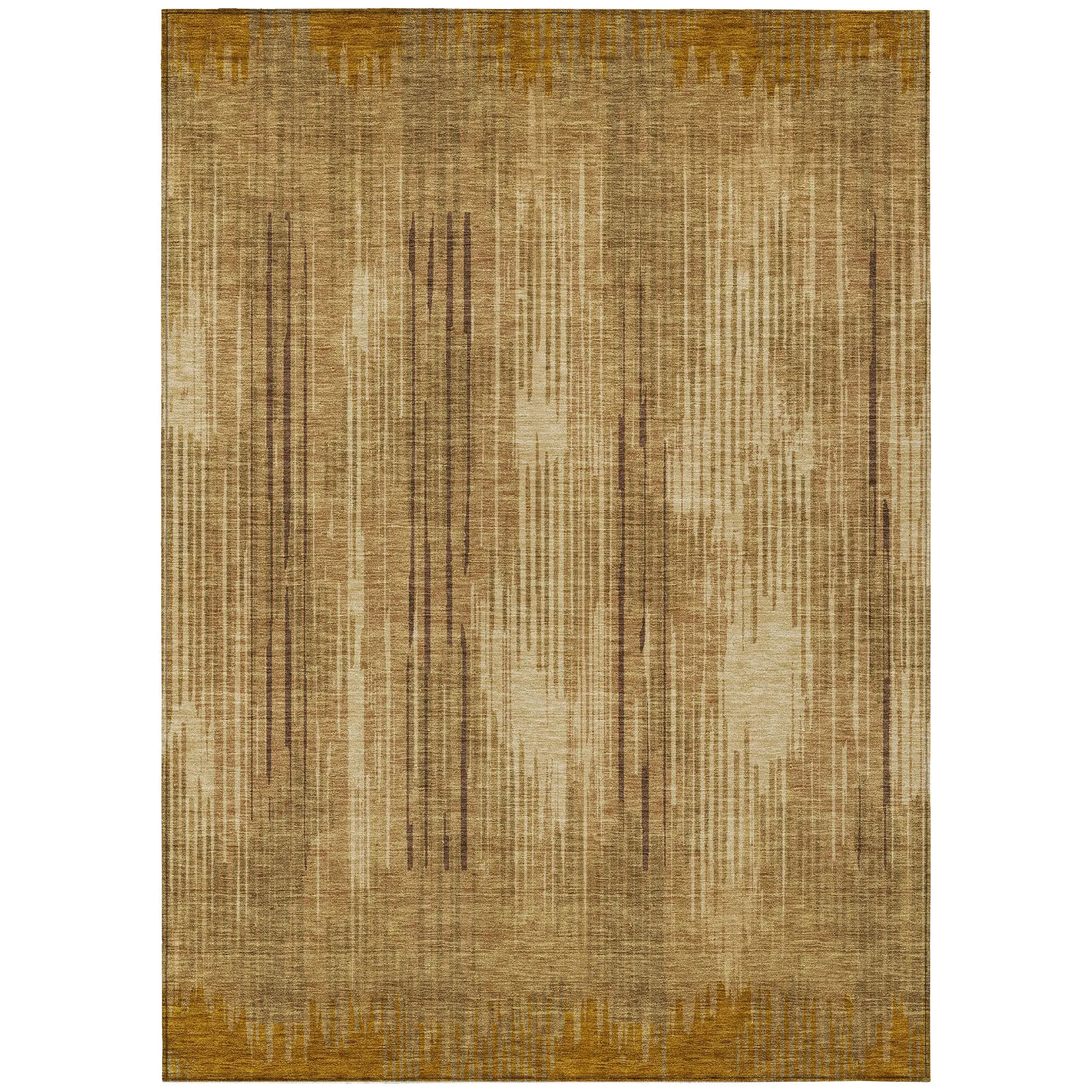 Machine Washable Indoor/ Outdoor Chantille Abstract Ombre Rug