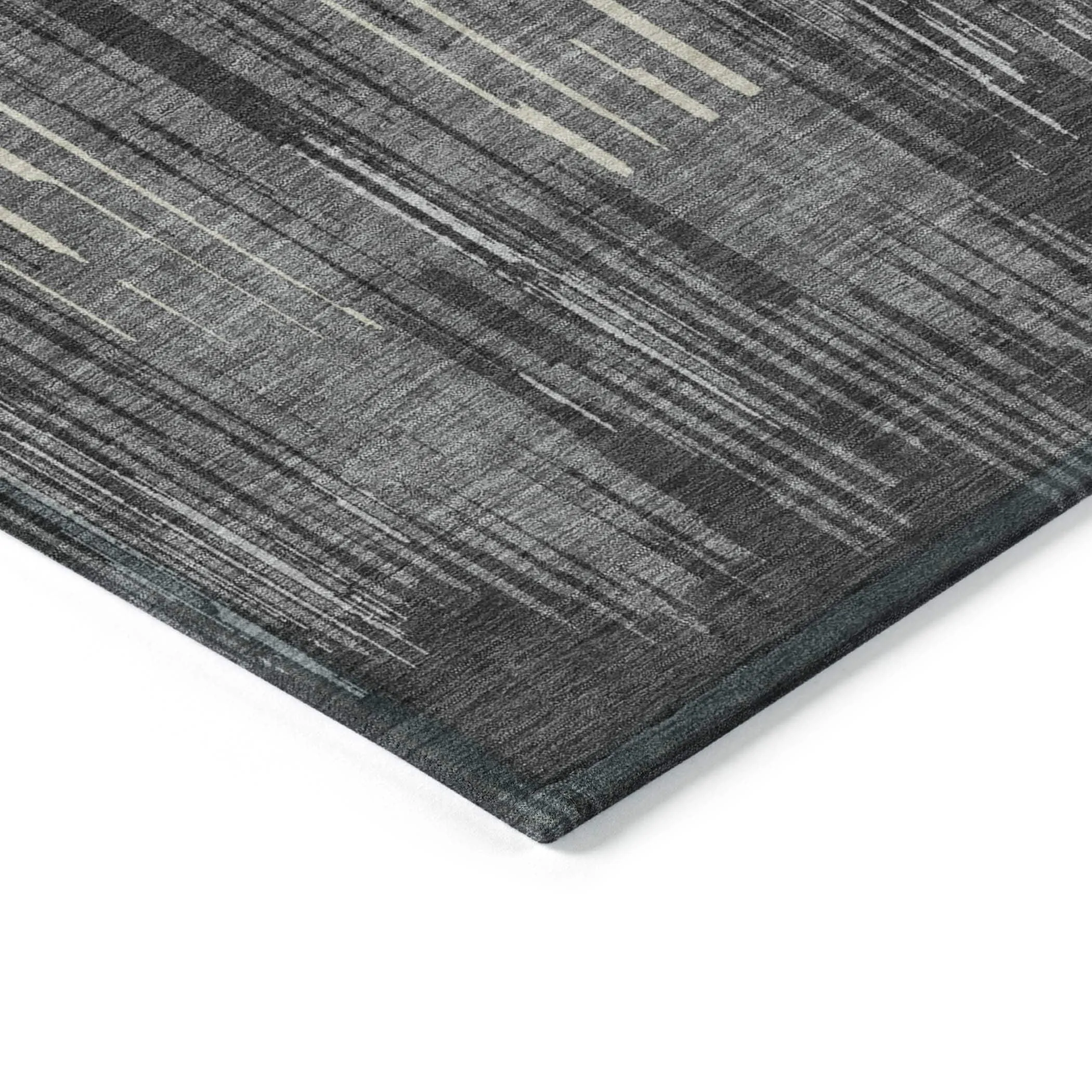 Machine Washable Indoor/ Outdoor Chantille Abstract Ombre Rug