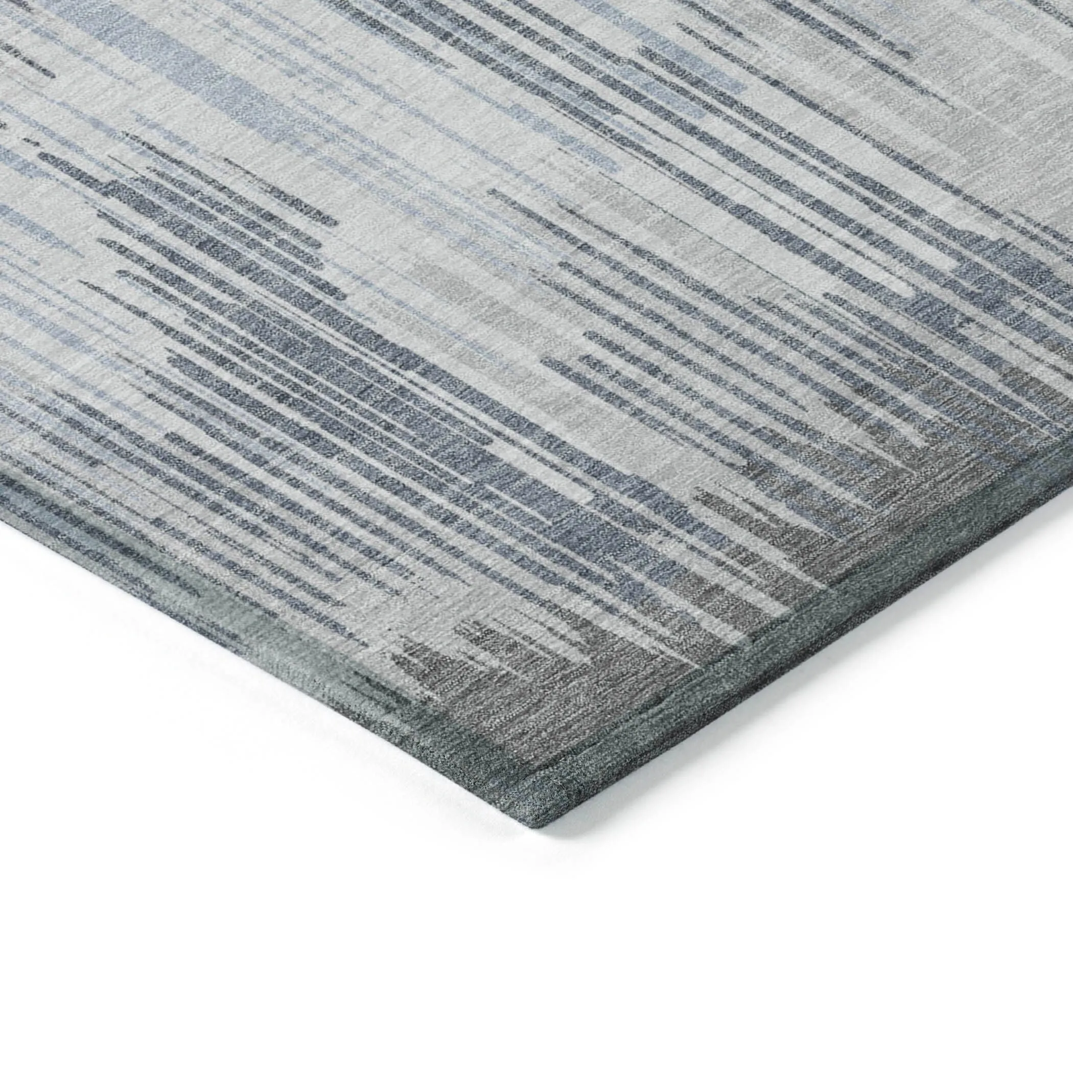 Machine Washable Indoor/ Outdoor Chantille Abstract Ombre Rug