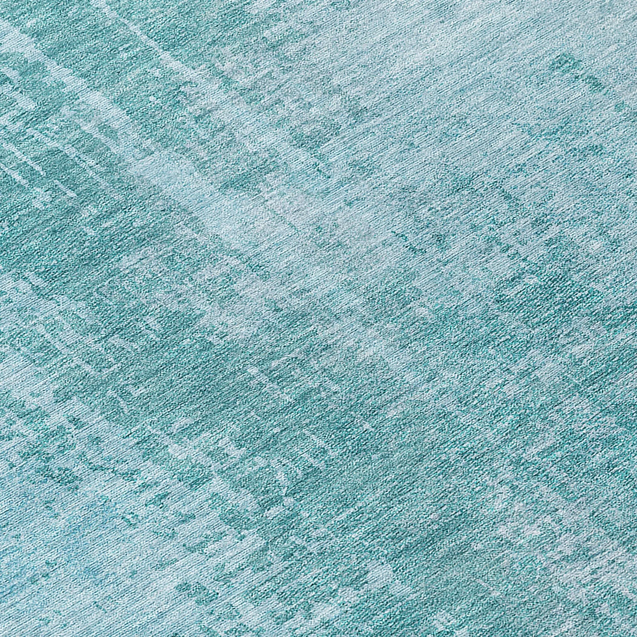 Machine Washable Indoor/ Outdoor Chantille Abstract Ombre Rug