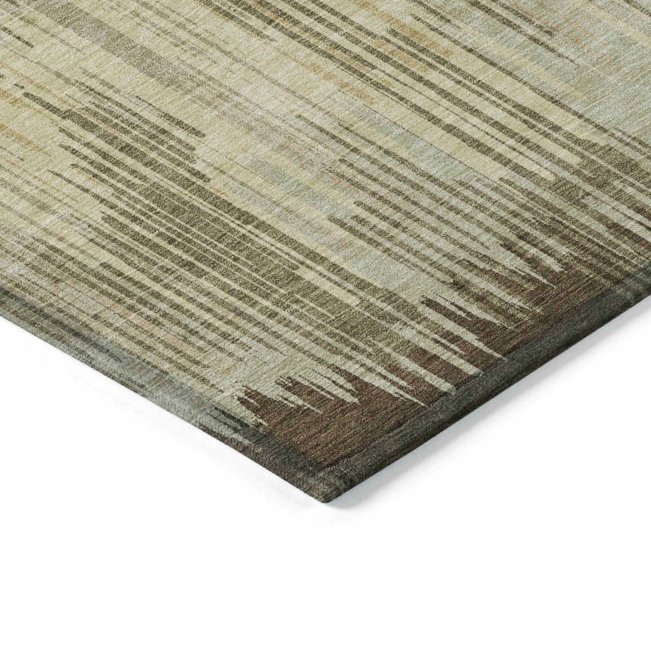 Machine Washable Indoor/ Outdoor Chantille Abstract Ombre Rug