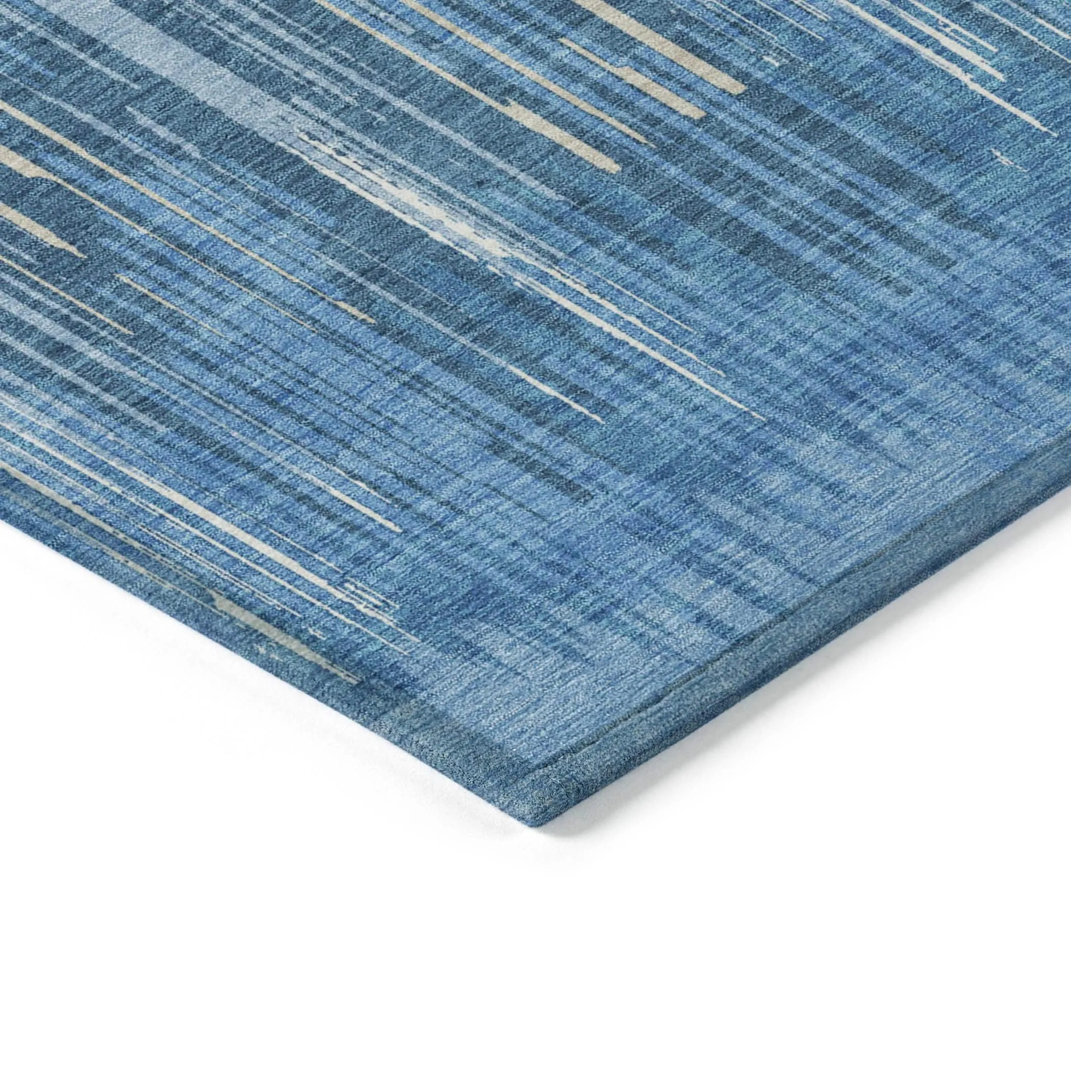 Machine Washable Indoor/ Outdoor Chantille Abstract Ombre Rug