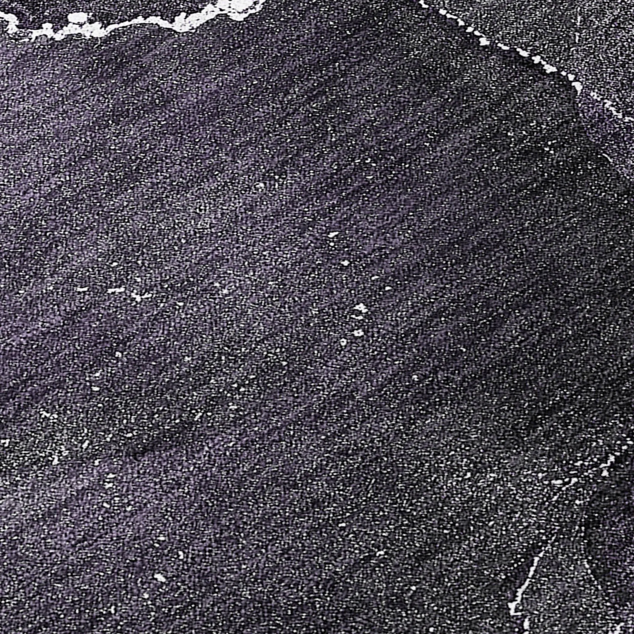 Machine Washable Indoor/ Outdoor Chantille Abstract Purple Rug