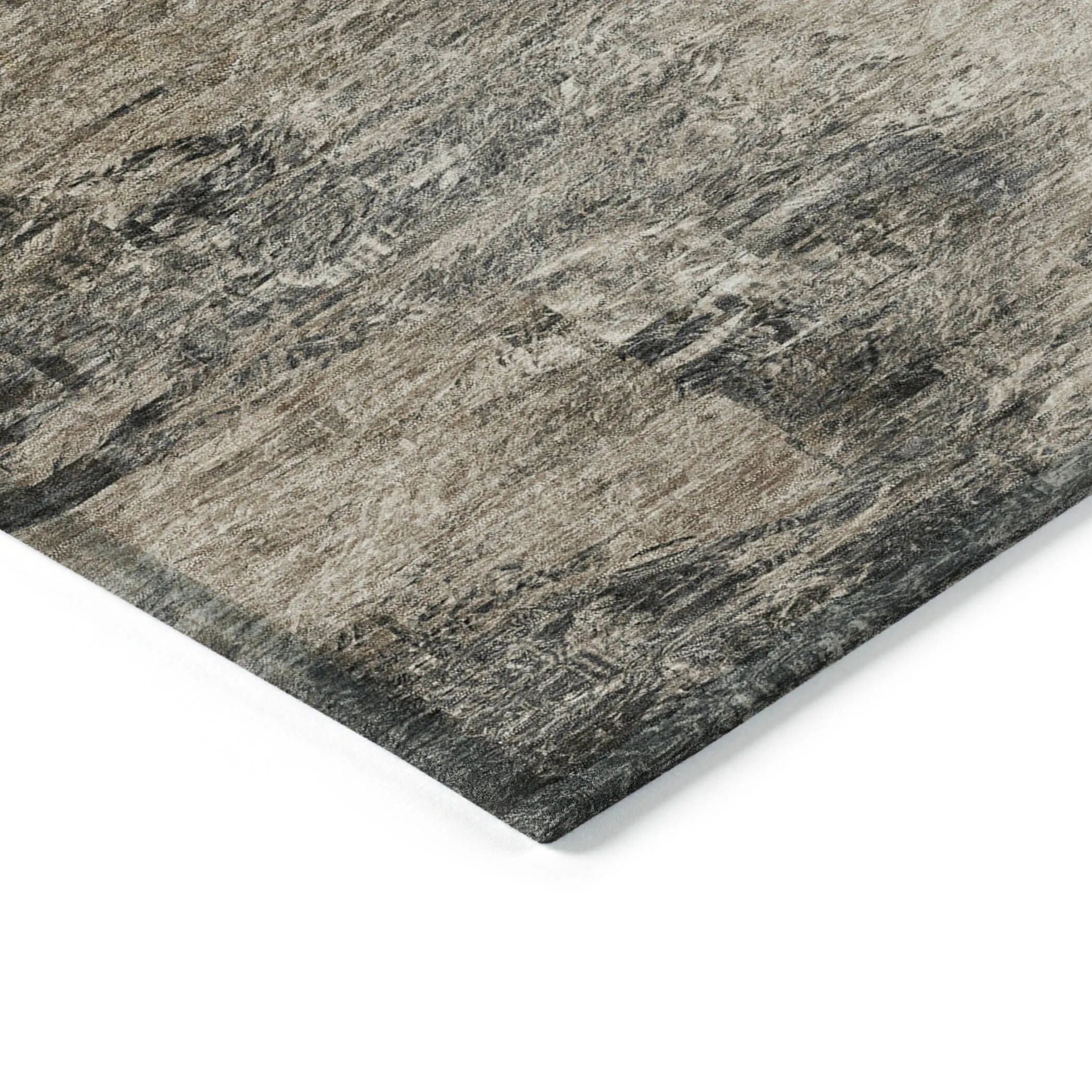 Machine Washable Indoor/ Outdoor Chantille Abstract Watercolor Rug