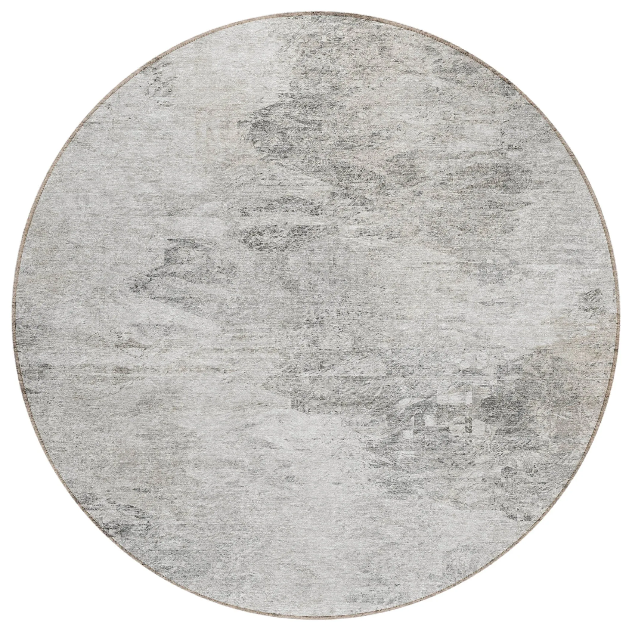 Machine Washable Indoor/ Outdoor Chantille Abstract Watercolor Rug