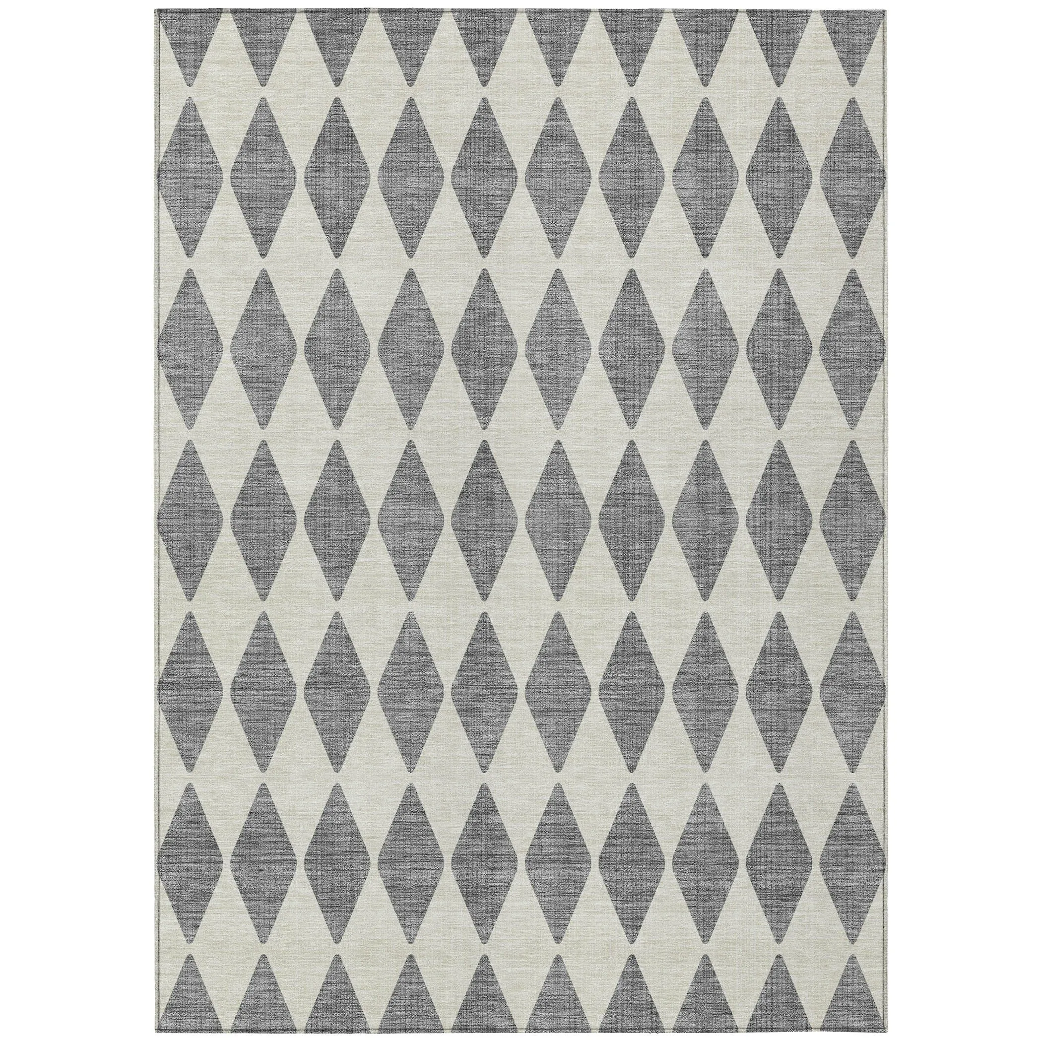Machine Washable Indoor/ Outdoor Chantille Argyle Rug