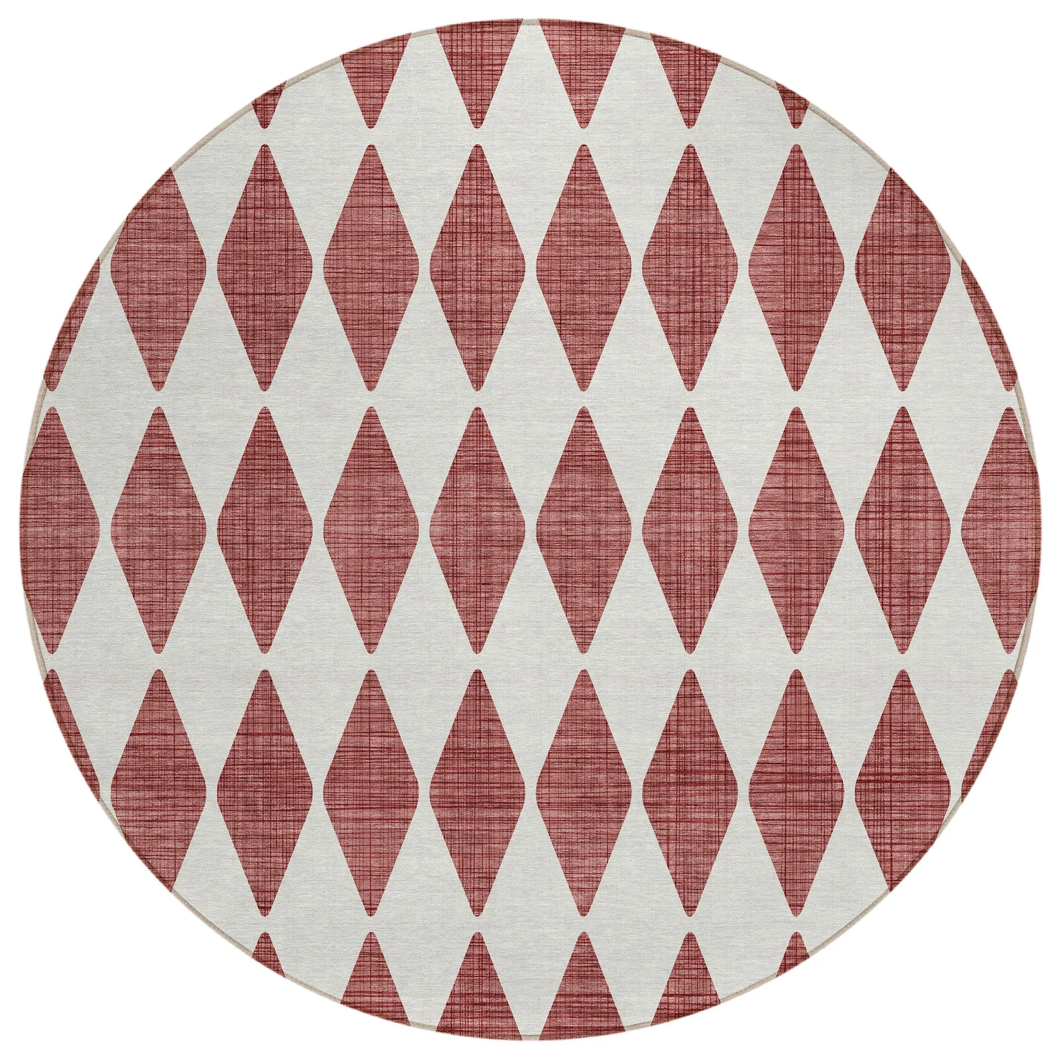 Machine Washable Indoor/ Outdoor Chantille Argyle Rug