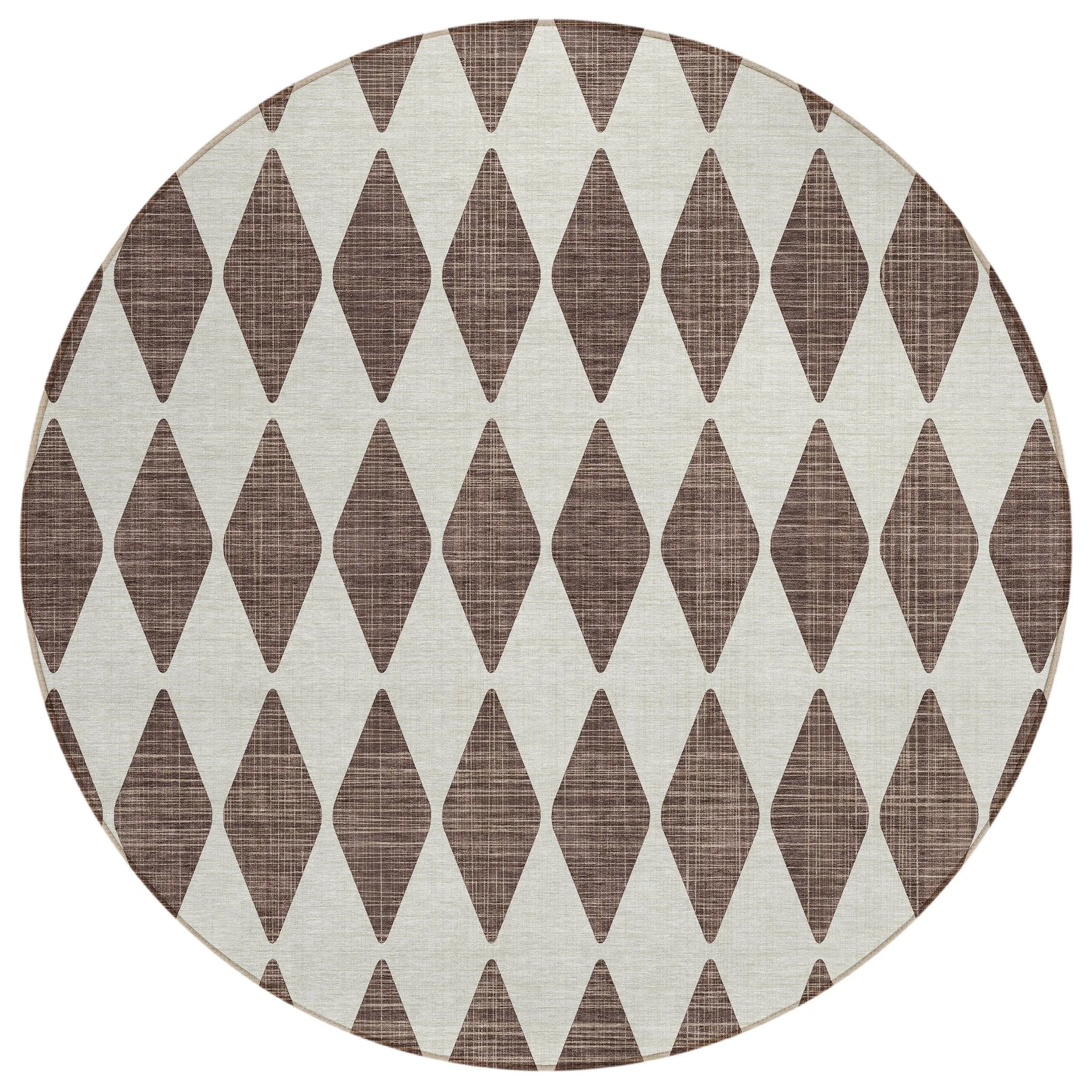 Machine Washable Indoor/ Outdoor Chantille Argyle Rug