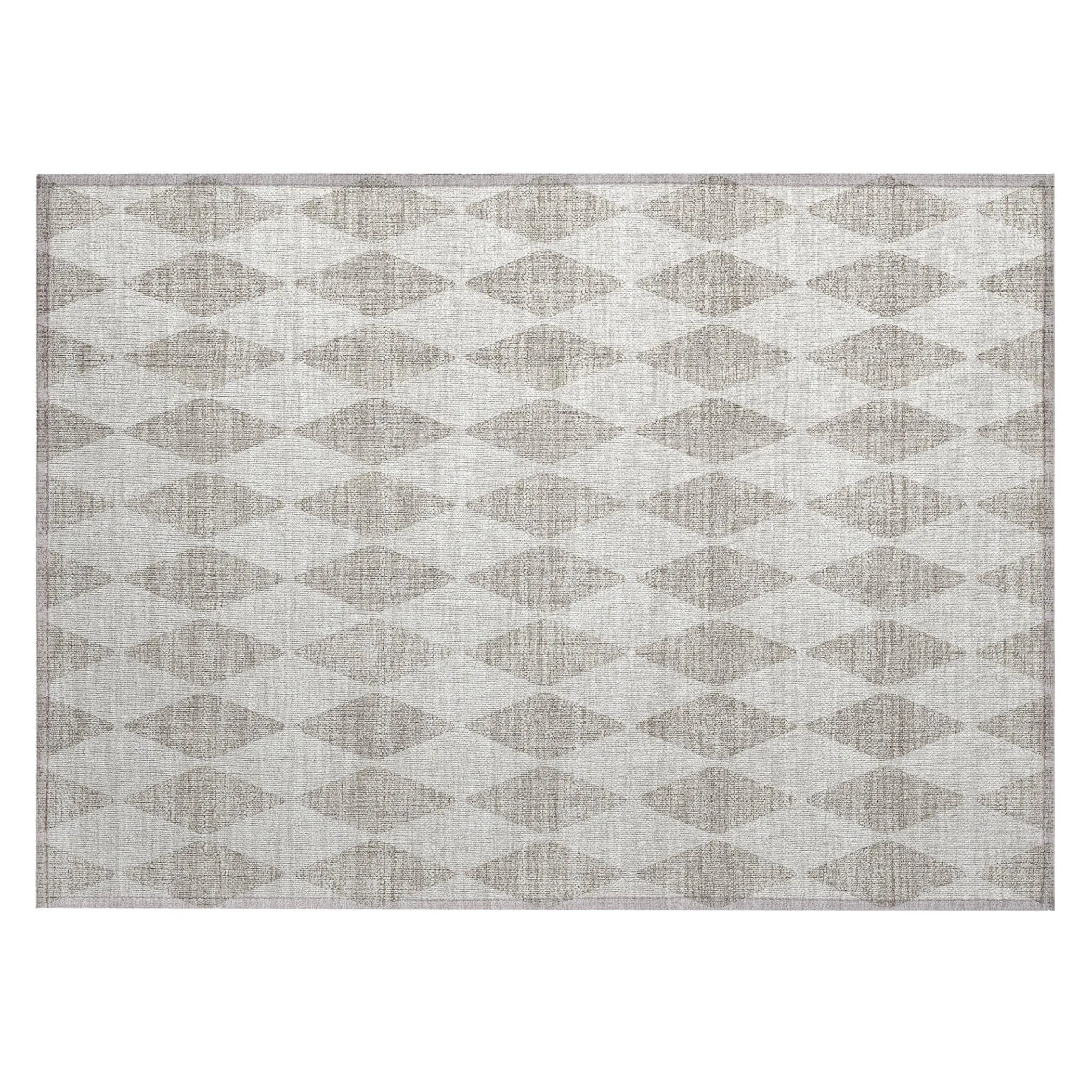 Machine Washable Indoor/ Outdoor Chantille Argyle Rug