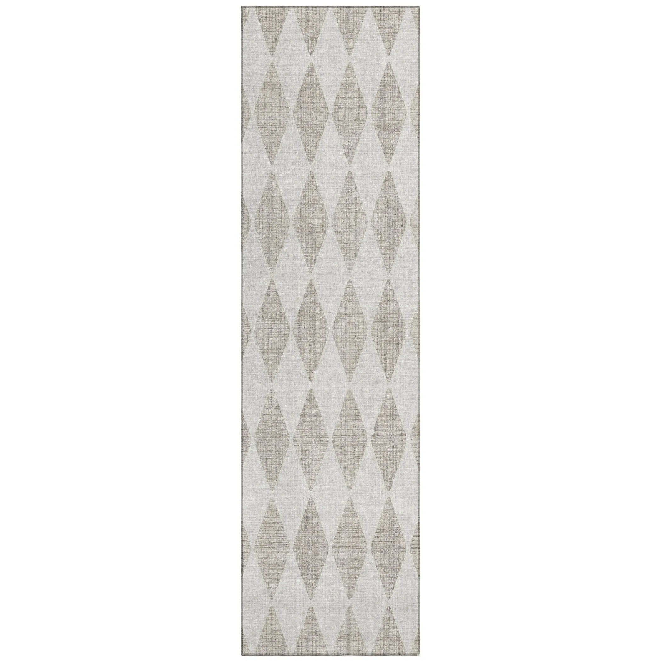 Machine Washable Indoor/ Outdoor Chantille Argyle Rug