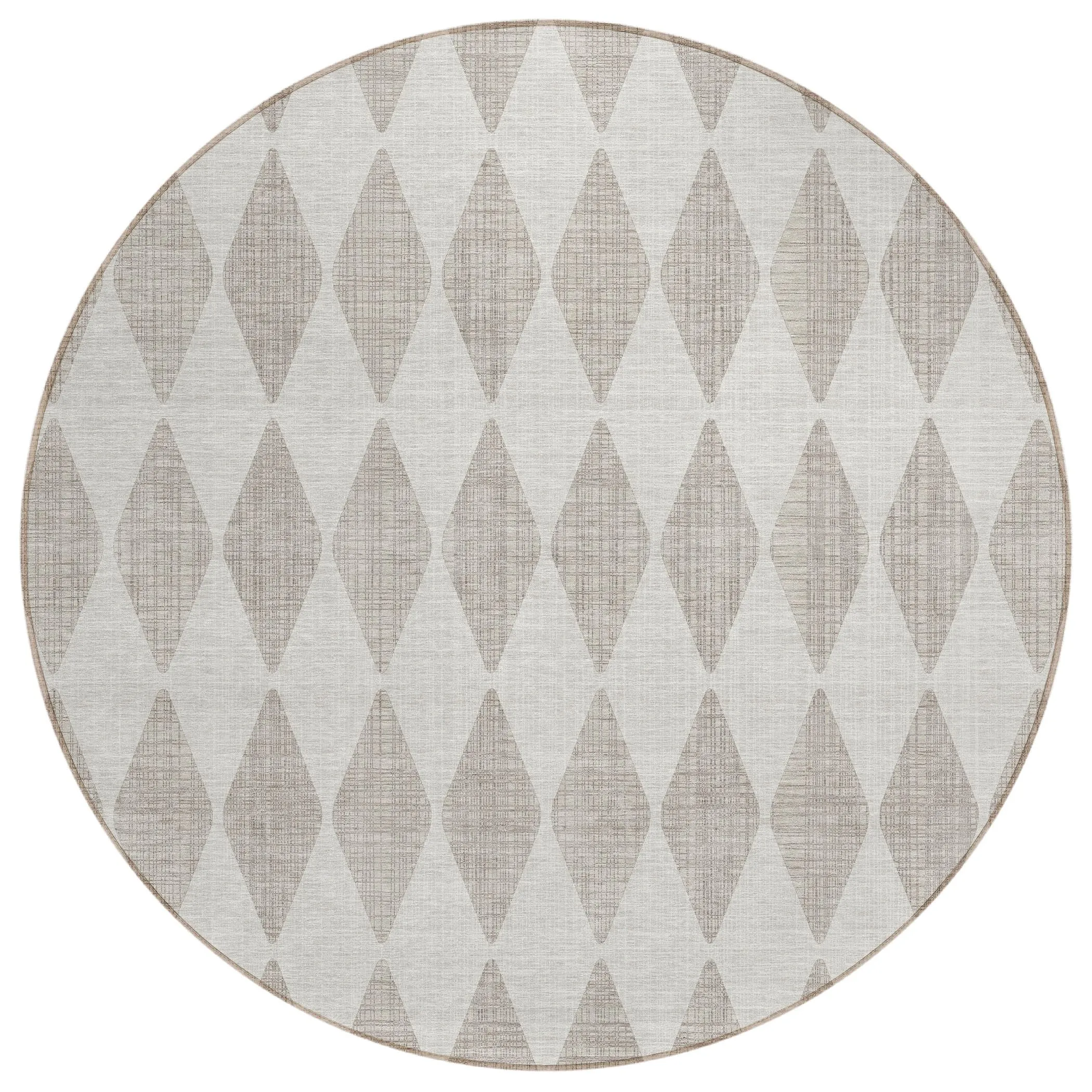 Machine Washable Indoor/ Outdoor Chantille Argyle Rug