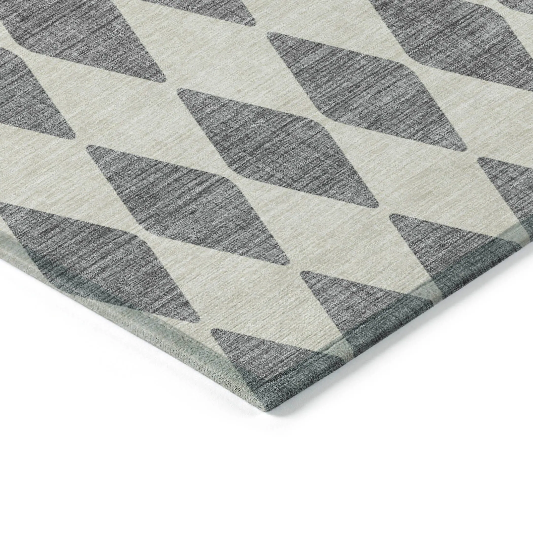Machine Washable Indoor/ Outdoor Chantille Argyle Rug