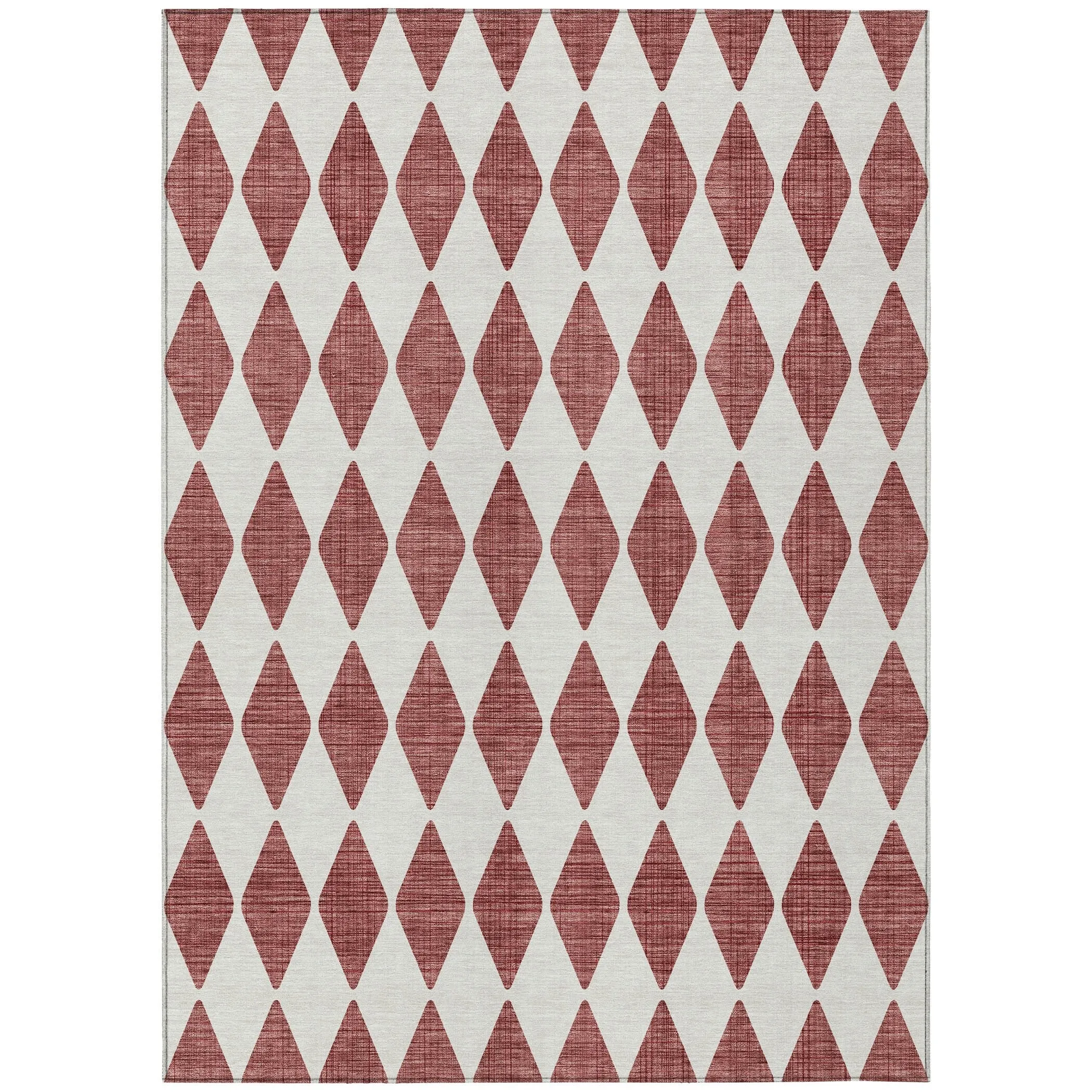 Machine Washable Indoor/ Outdoor Chantille Argyle Rug