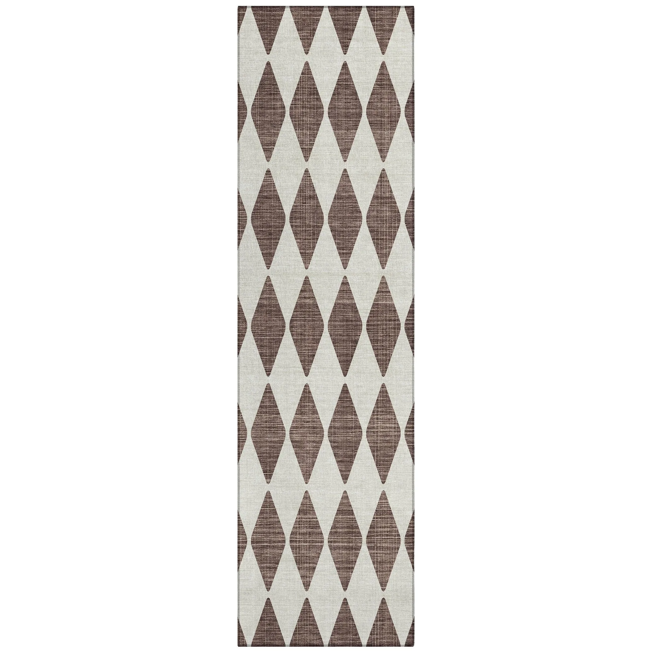 Machine Washable Indoor/ Outdoor Chantille Argyle Rug
