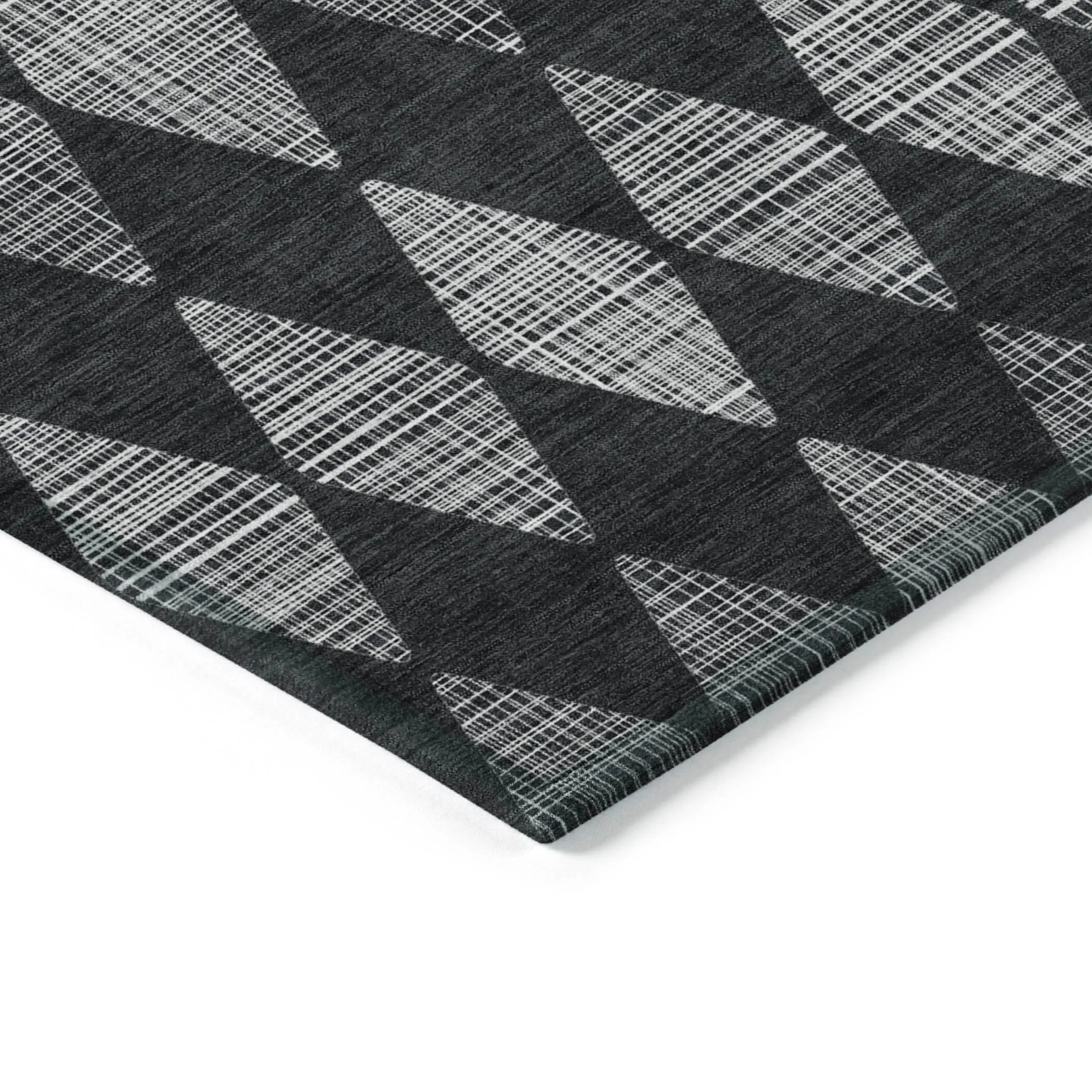 Machine Washable Indoor/ Outdoor Chantille Argyle Rug