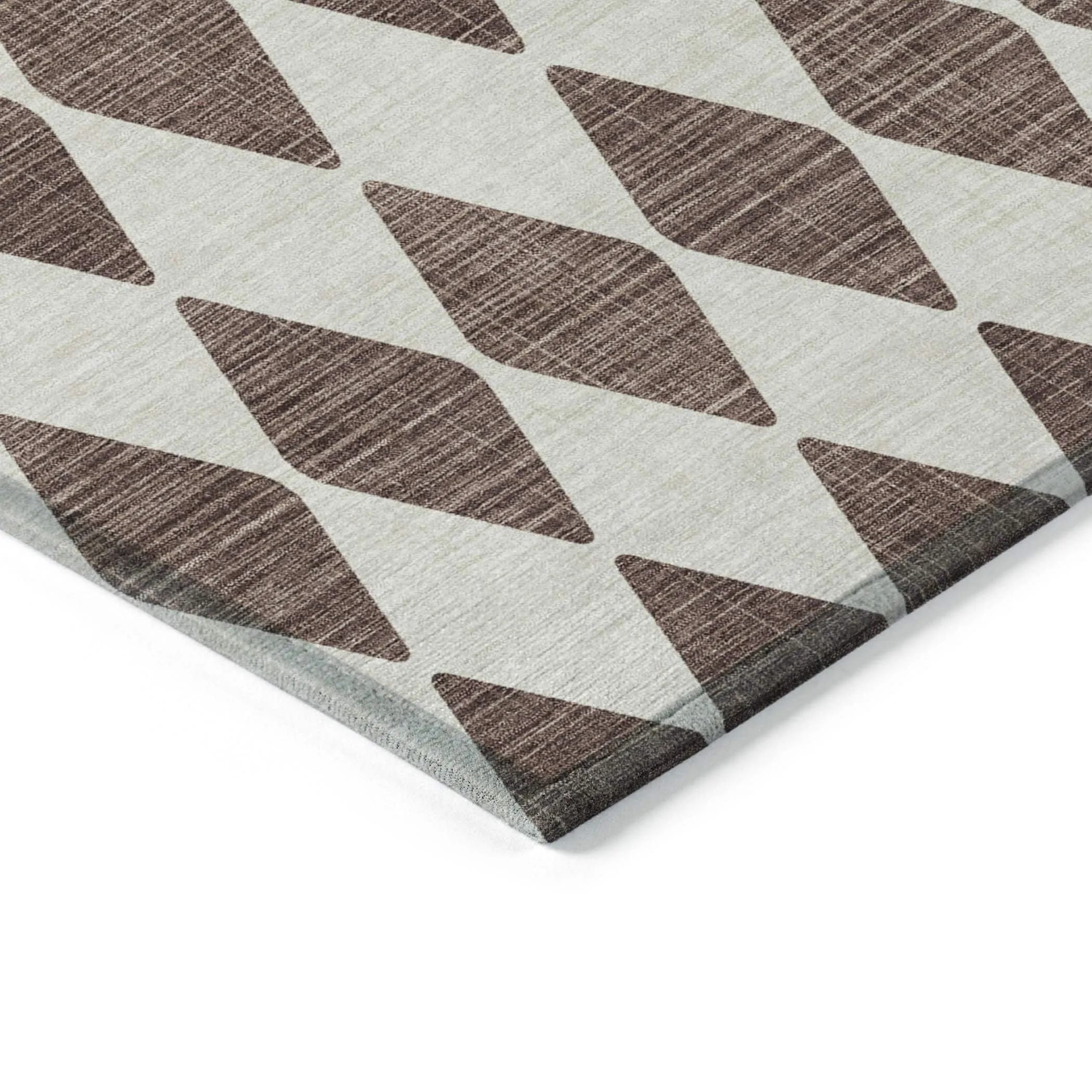 Machine Washable Indoor/ Outdoor Chantille Argyle Rug