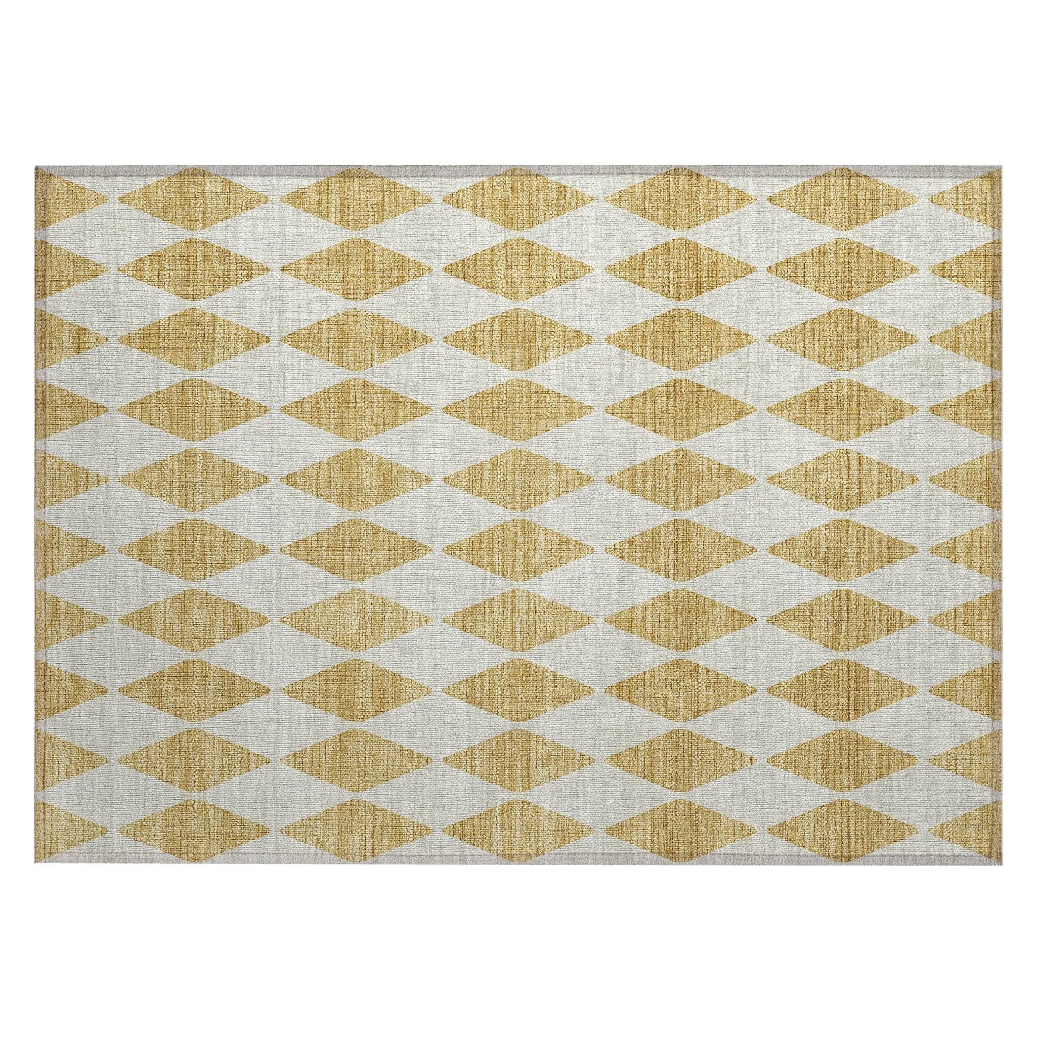 Machine Washable Indoor/ Outdoor Chantille Argyle Rug