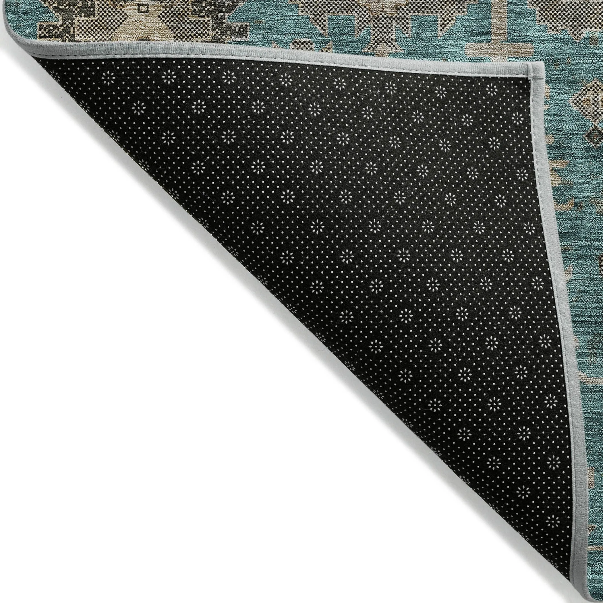Machine Washable Indoor/ Outdoor Chantille Boho Traditional Rug