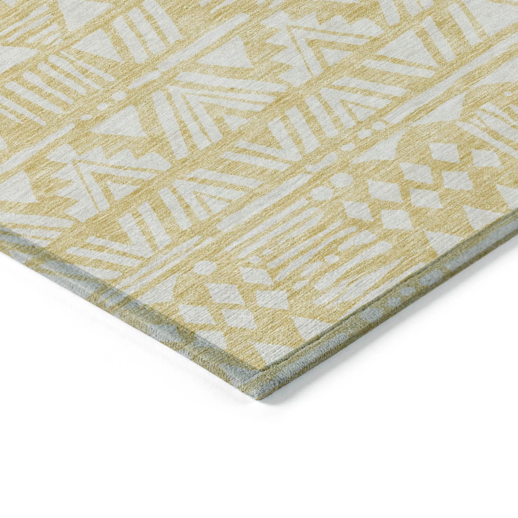 Machine Washable Indoor/ Outdoor Chantille Boho Tribal Rug