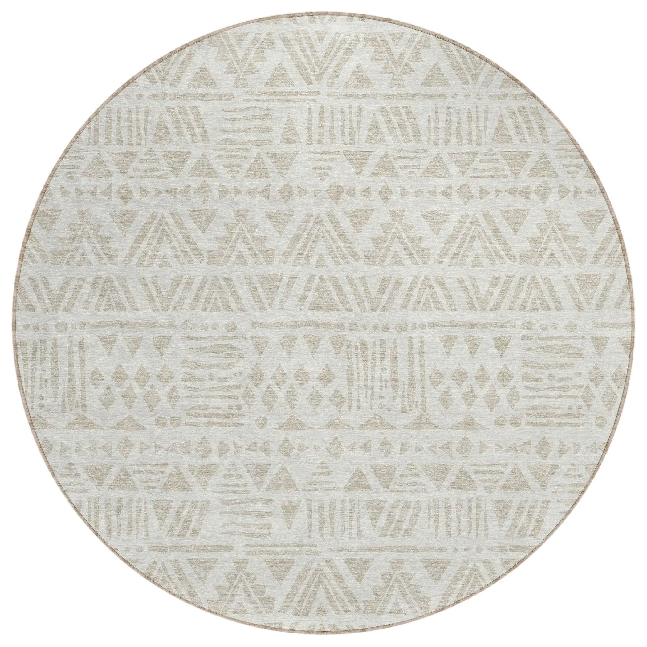 Machine Washable Indoor/ Outdoor Chantille Boho Tribal Rug