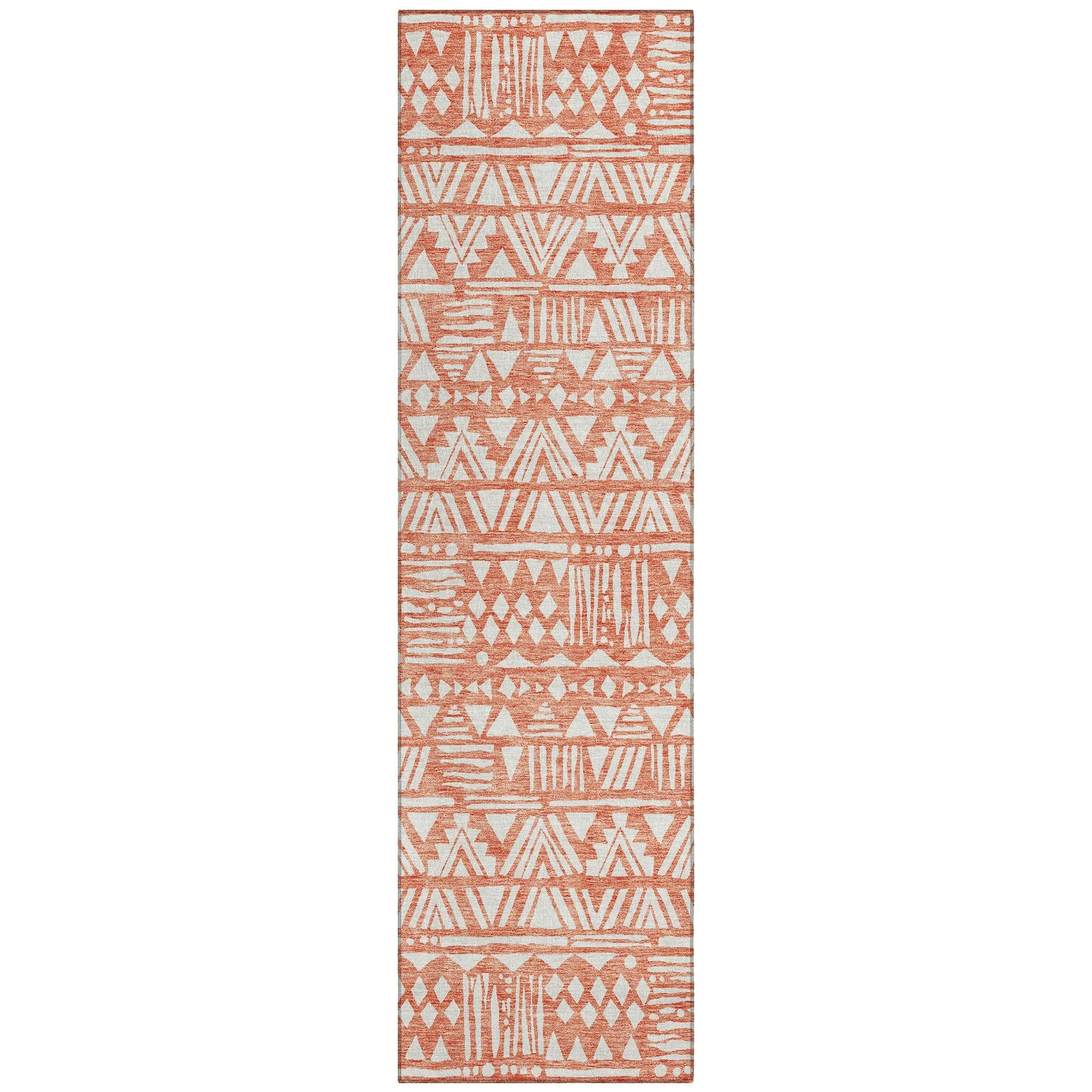 Machine Washable Indoor/ Outdoor Chantille Boho Tribal Rug