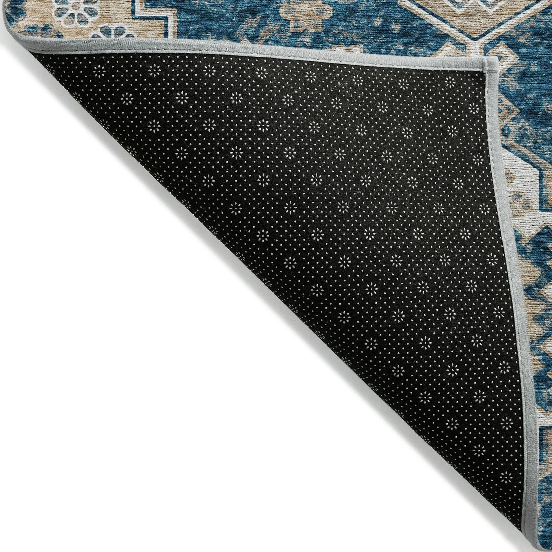 Machine Washable Indoor/ Outdoor Chantille Boho Tribal Rug