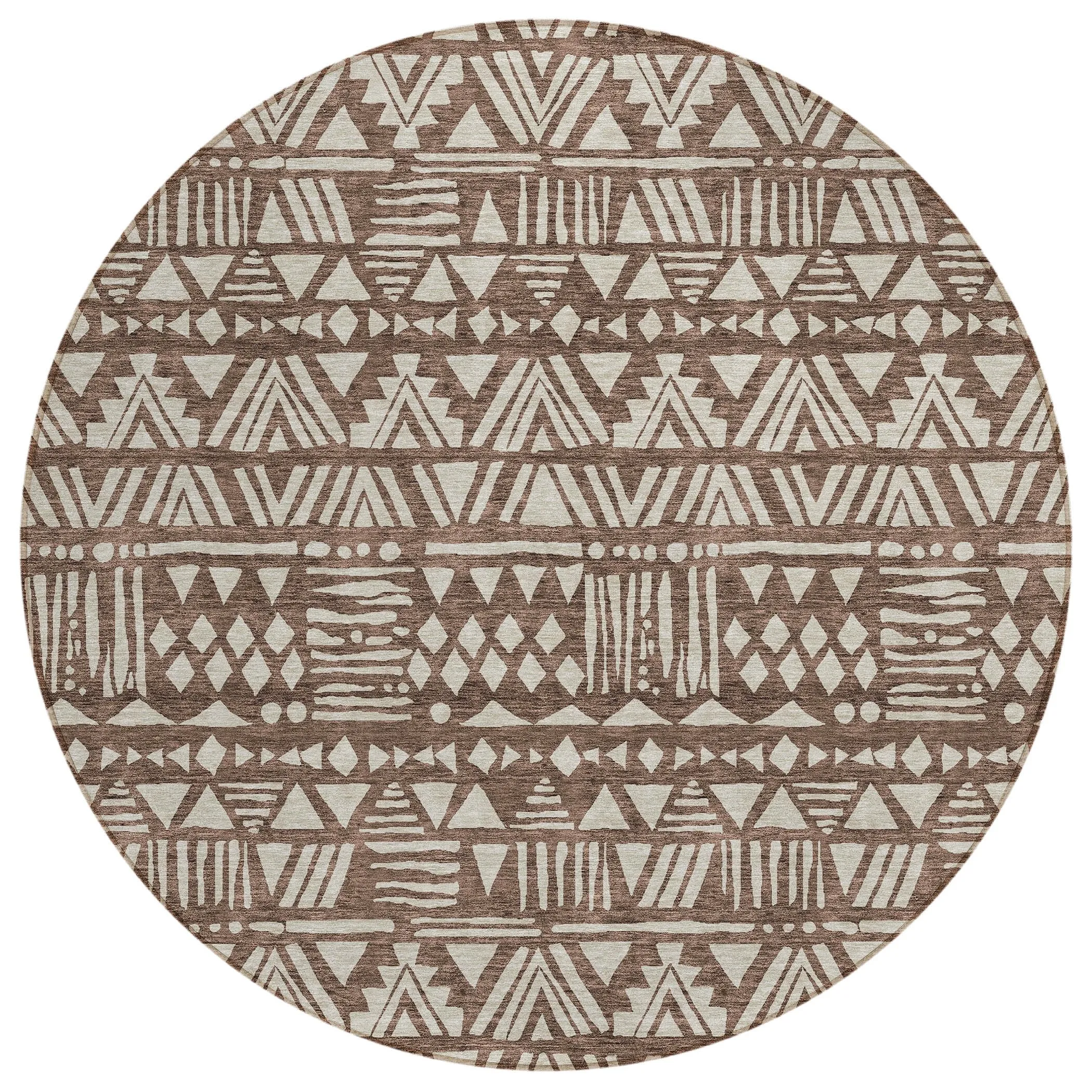 Machine Washable Indoor/ Outdoor Chantille Boho Tribal Rug