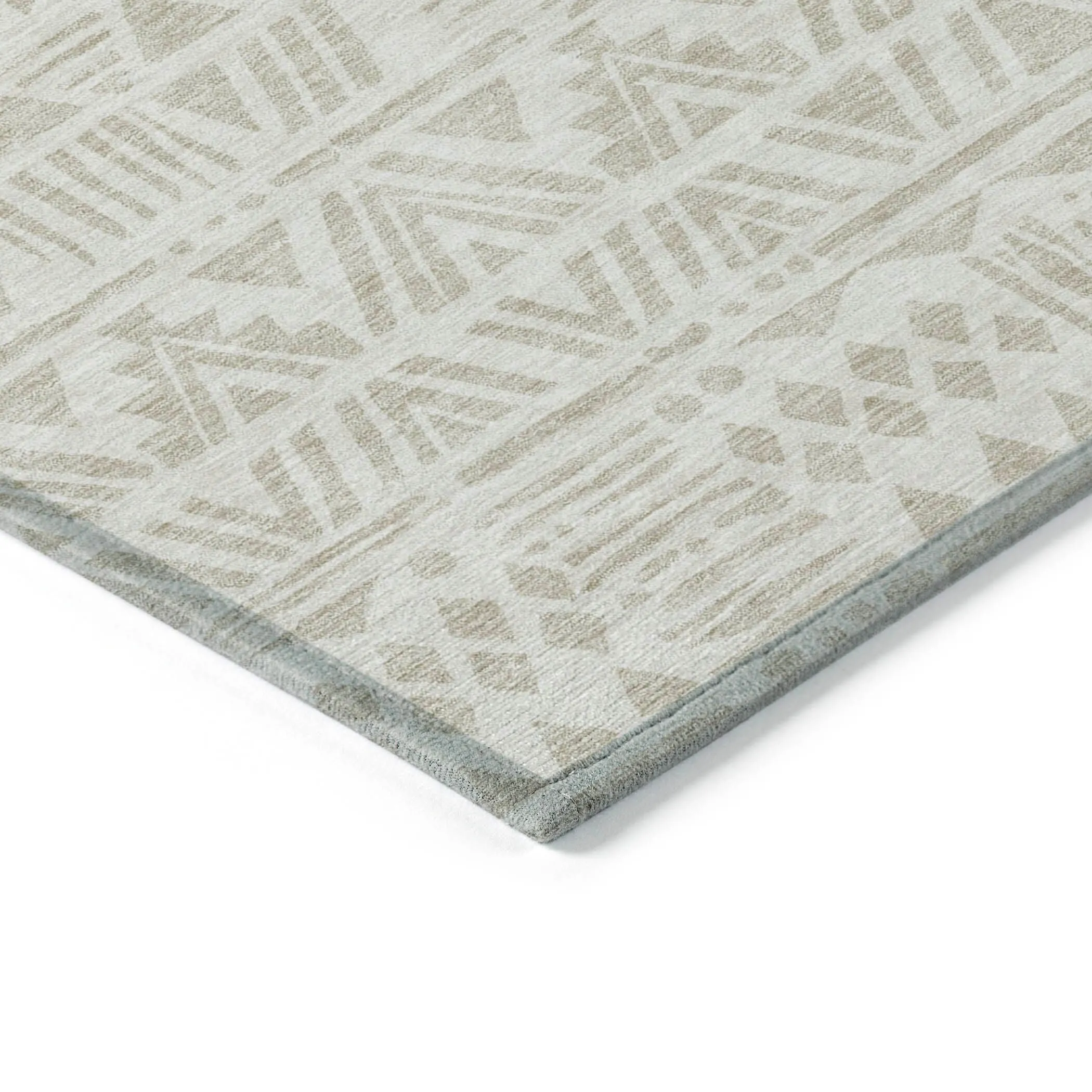 Machine Washable Indoor/ Outdoor Chantille Boho Tribal Rug