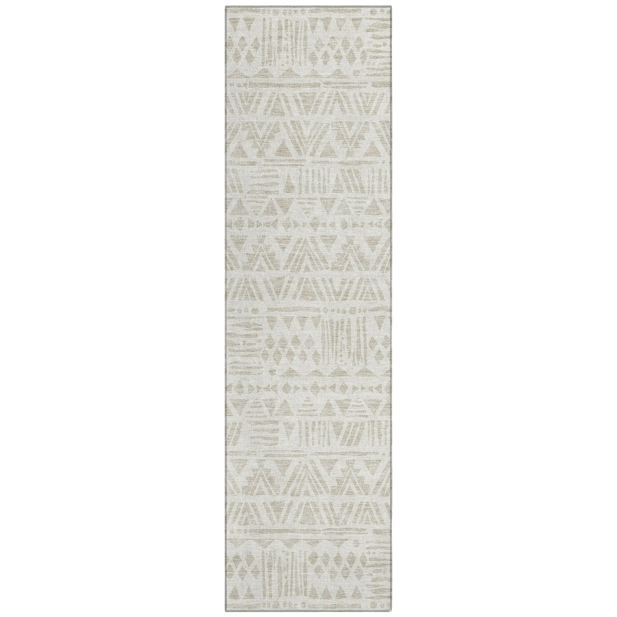 Machine Washable Indoor/ Outdoor Chantille Boho Tribal Rug