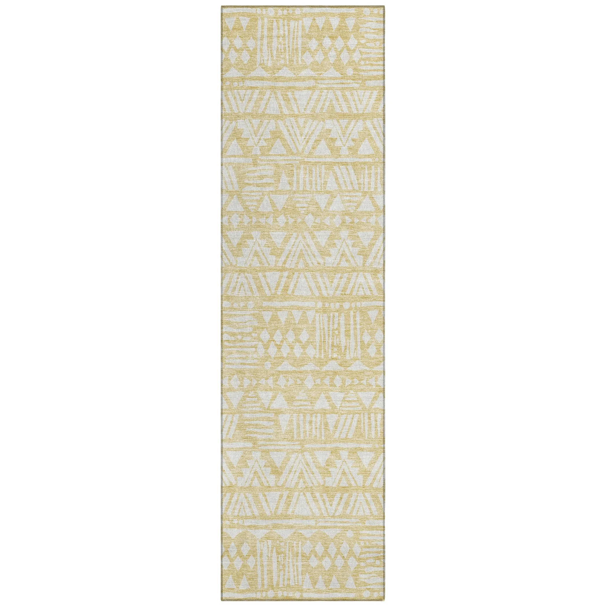 Machine Washable Indoor/ Outdoor Chantille Boho Tribal Rug