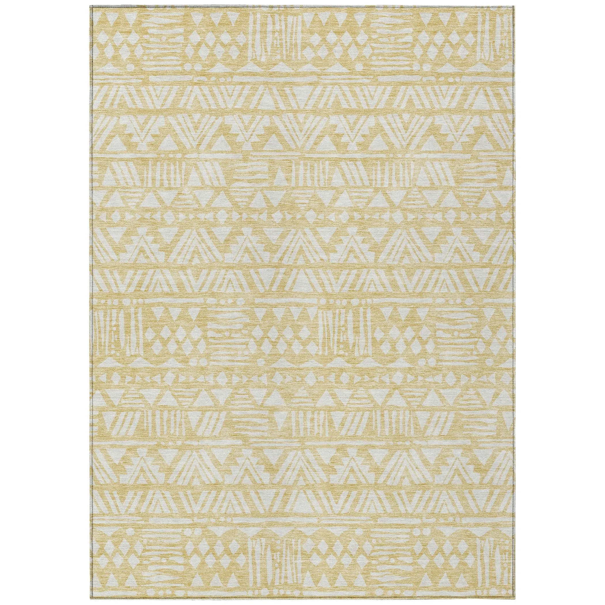Machine Washable Indoor/ Outdoor Chantille Boho Tribal Rug