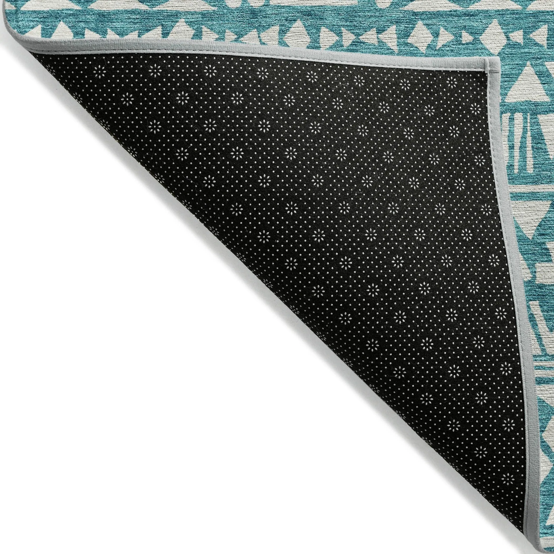 Machine Washable Indoor/ Outdoor Chantille Boho Tribal Rug