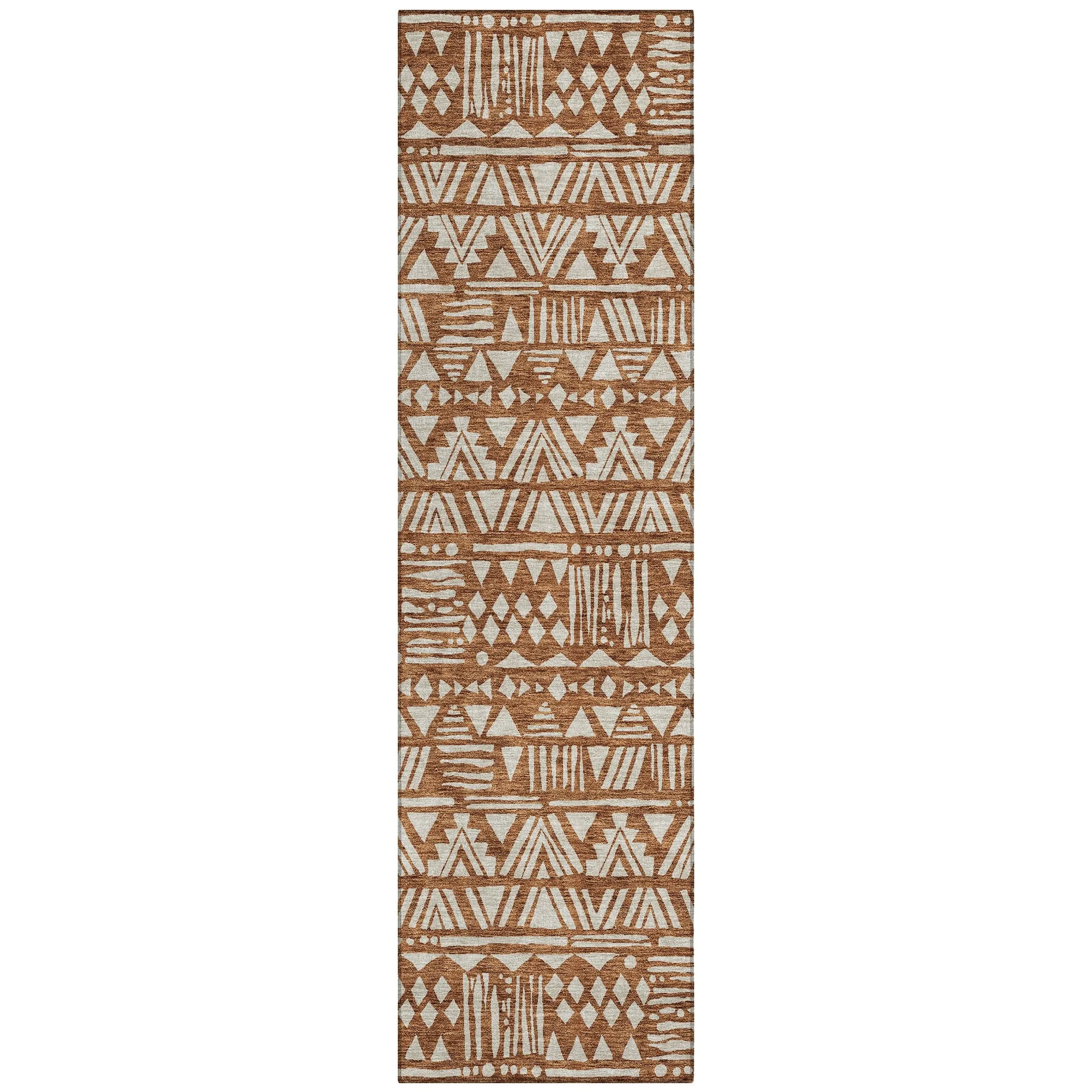 Machine Washable Indoor/ Outdoor Chantille Boho Tribal Rug