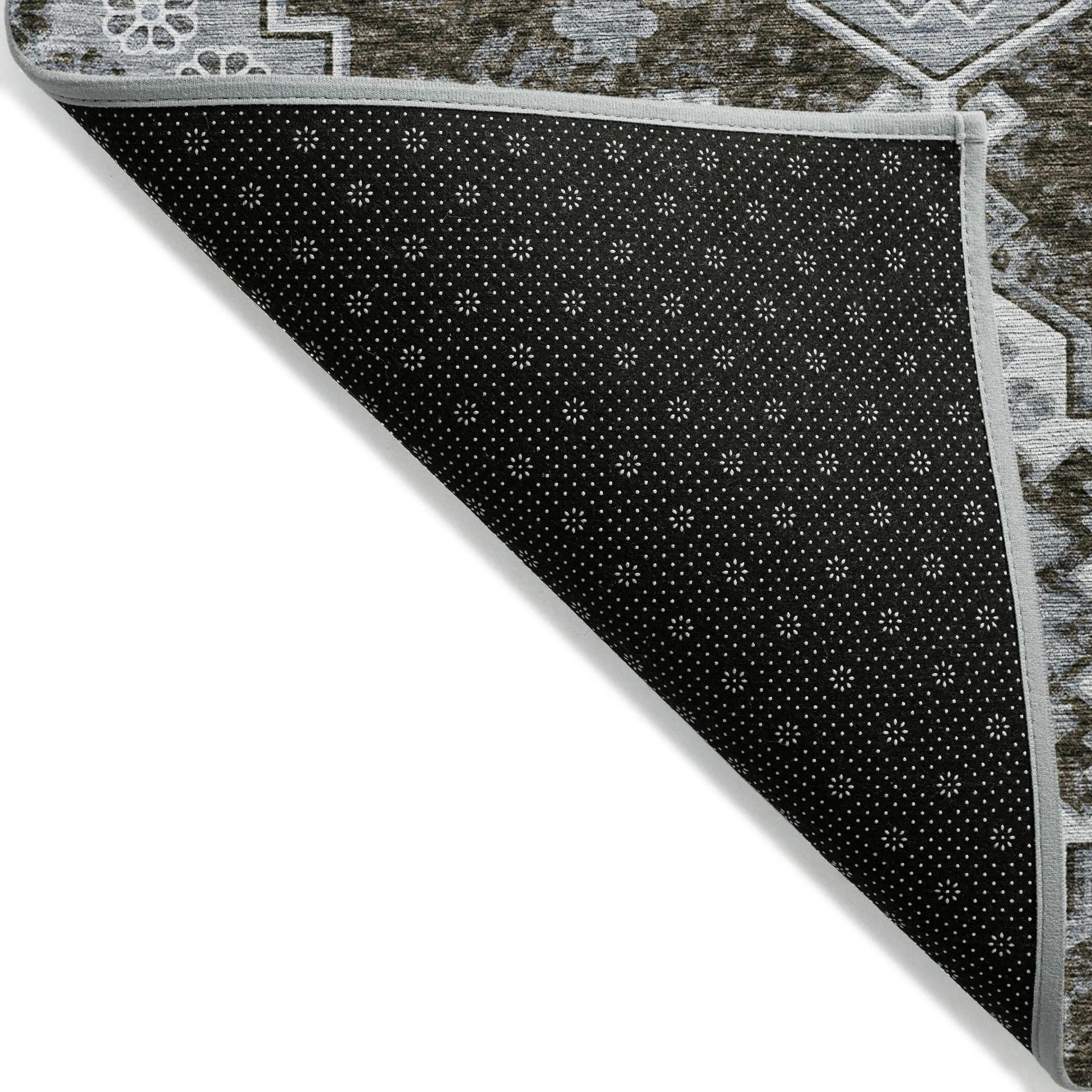 Machine Washable Indoor/ Outdoor Chantille Boho Tribal Rug