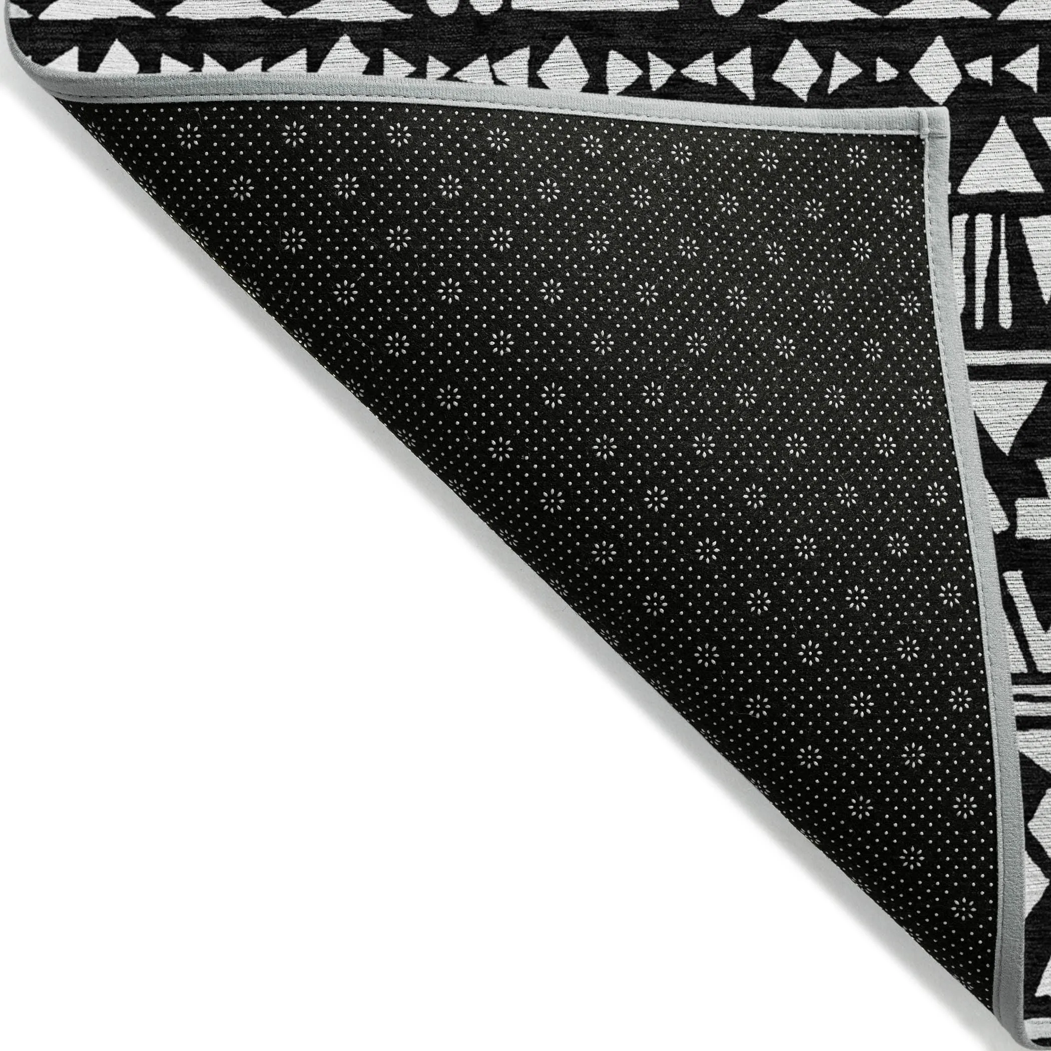 Machine Washable Indoor/ Outdoor Chantille Boho Tribal Rug