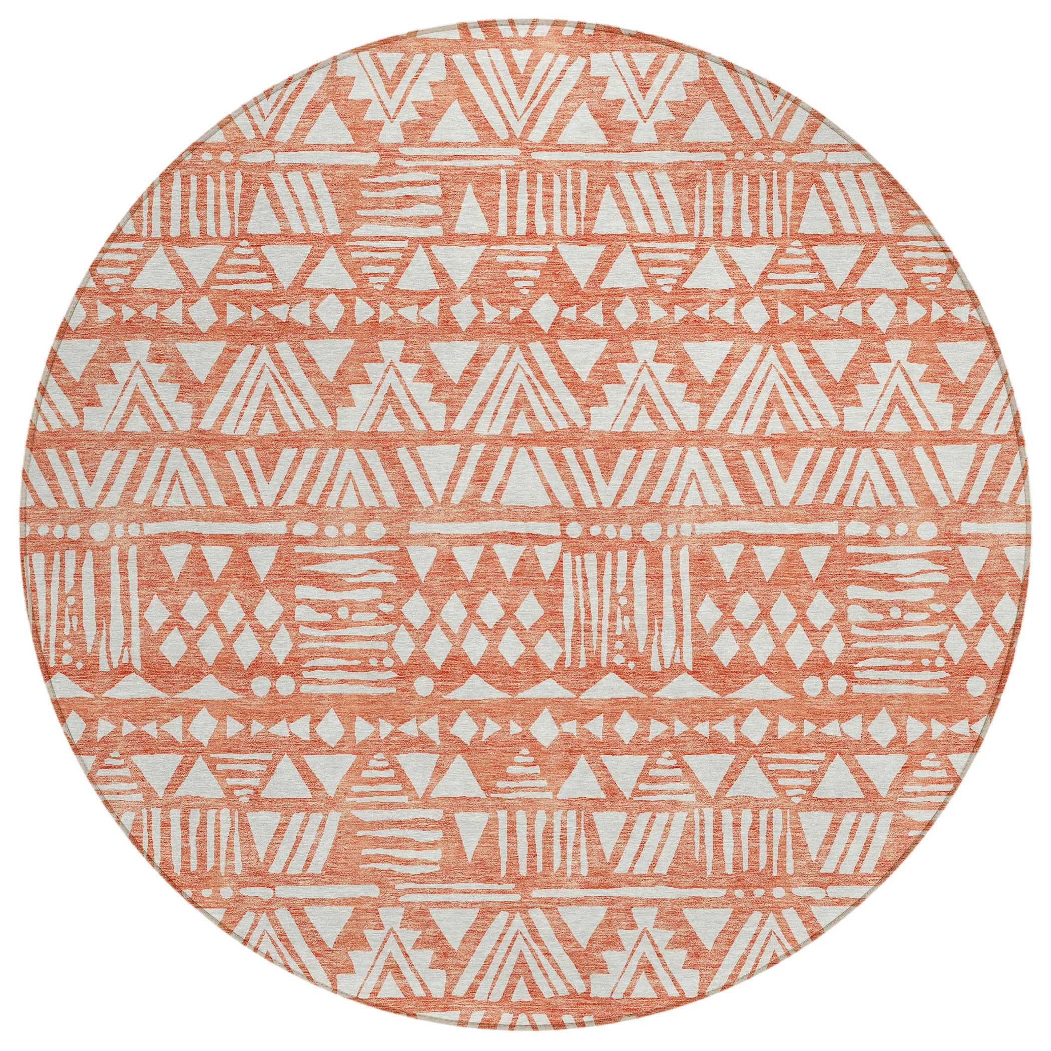 Machine Washable Indoor/ Outdoor Chantille Boho Tribal Rug