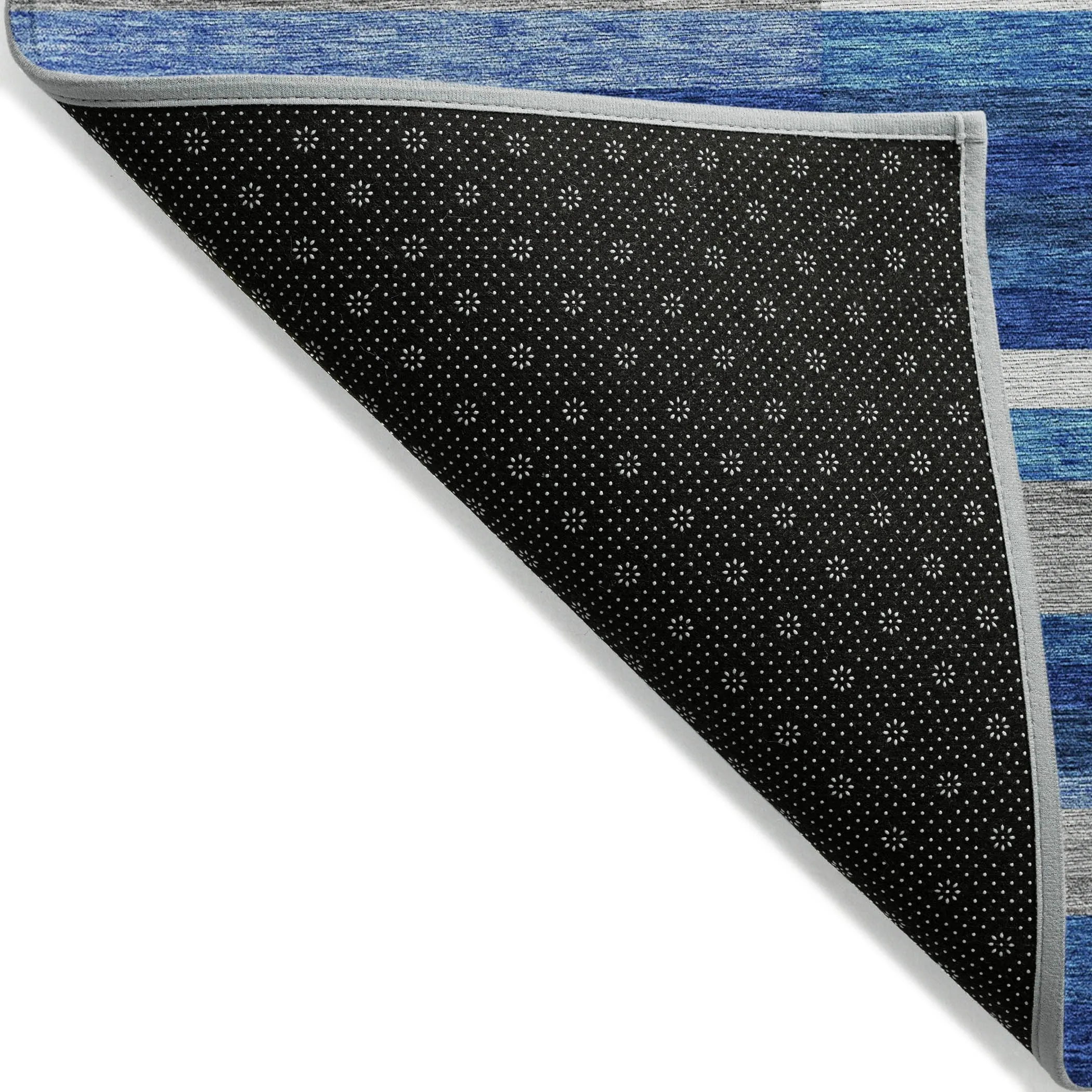 Machine Washable Indoor/ Outdoor Chantille Contempory Stripe Rug