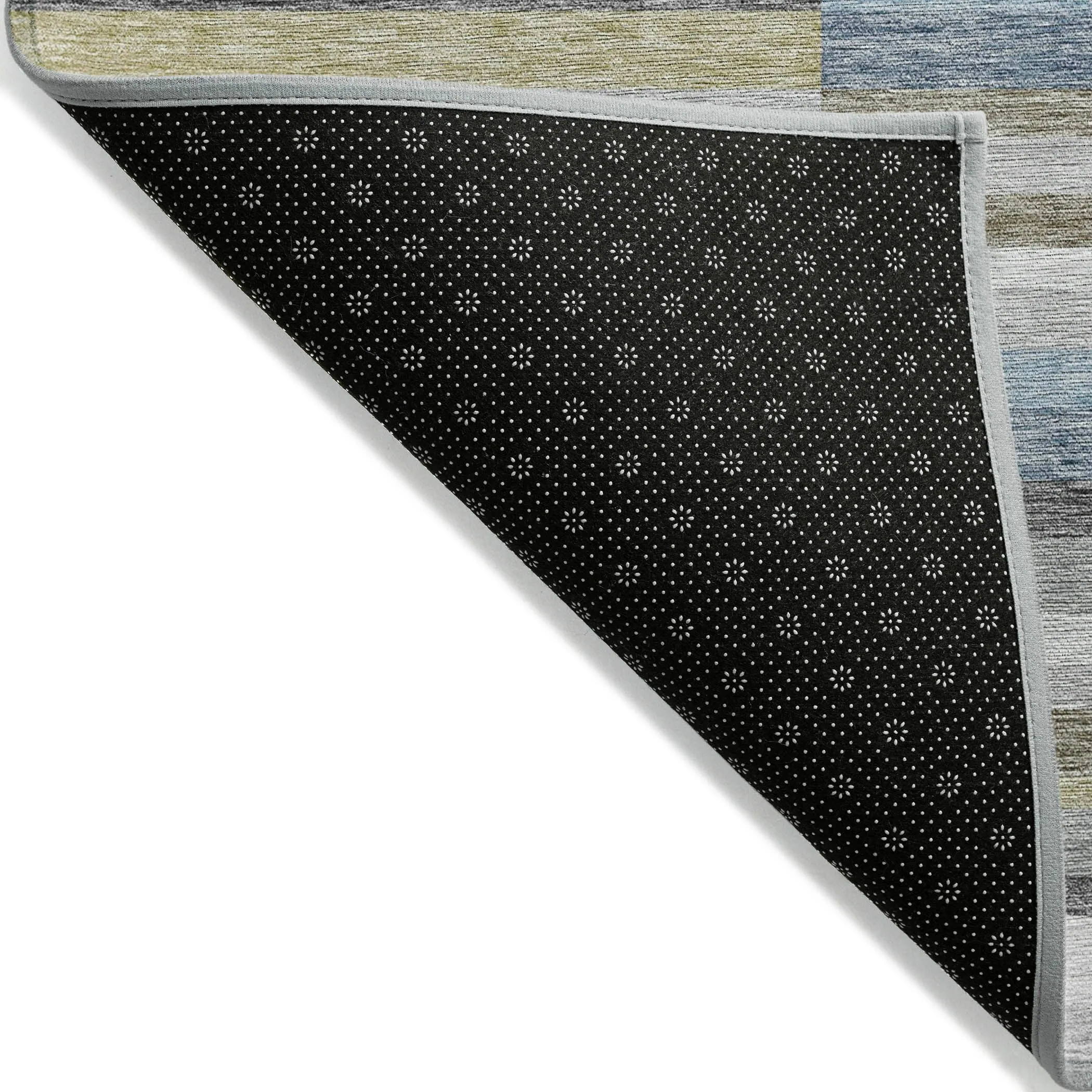 Machine Washable Indoor/ Outdoor Chantille Contempory Stripe Rug