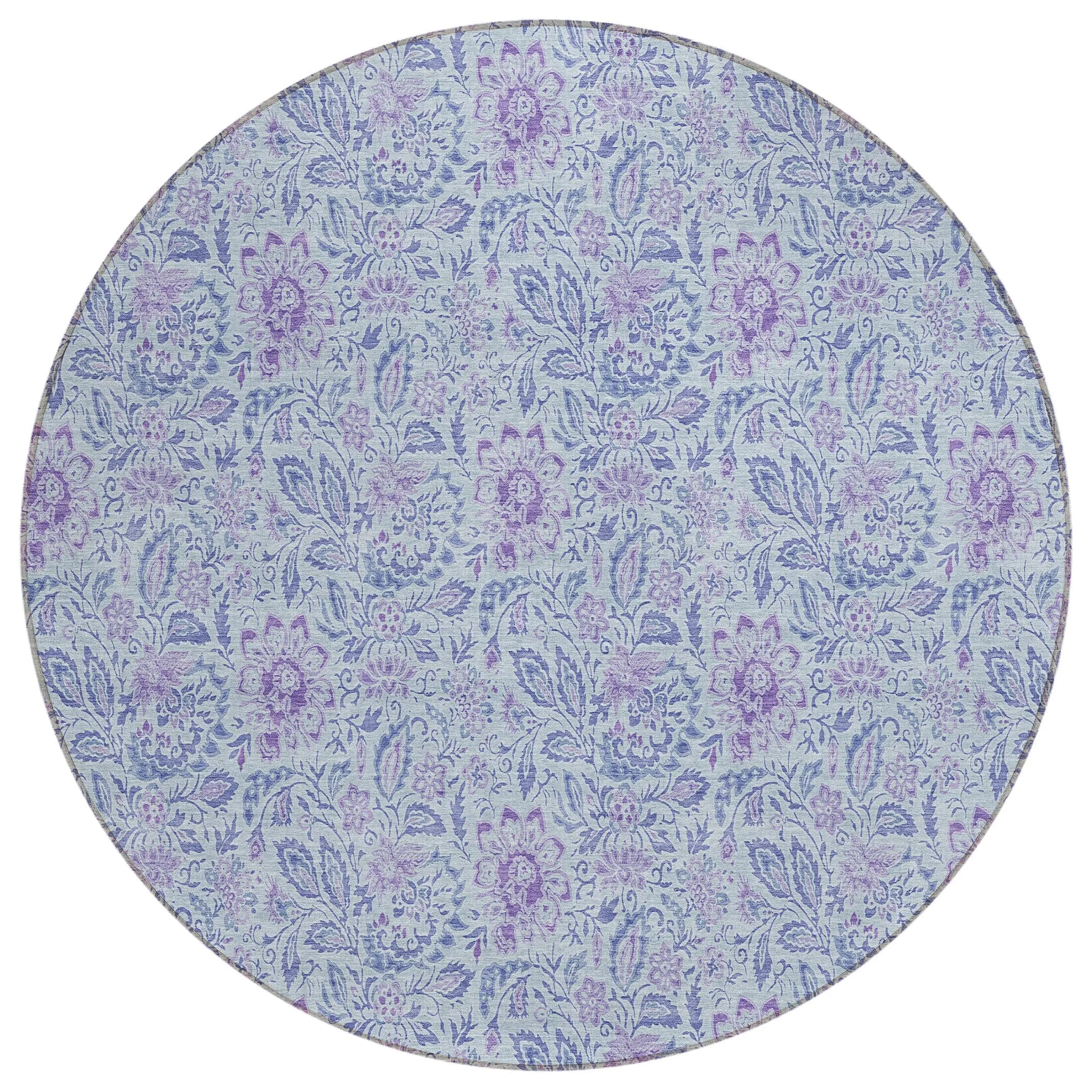 Machine Washable Indoor/ Outdoor Chantille Farmhouse Floral Rug