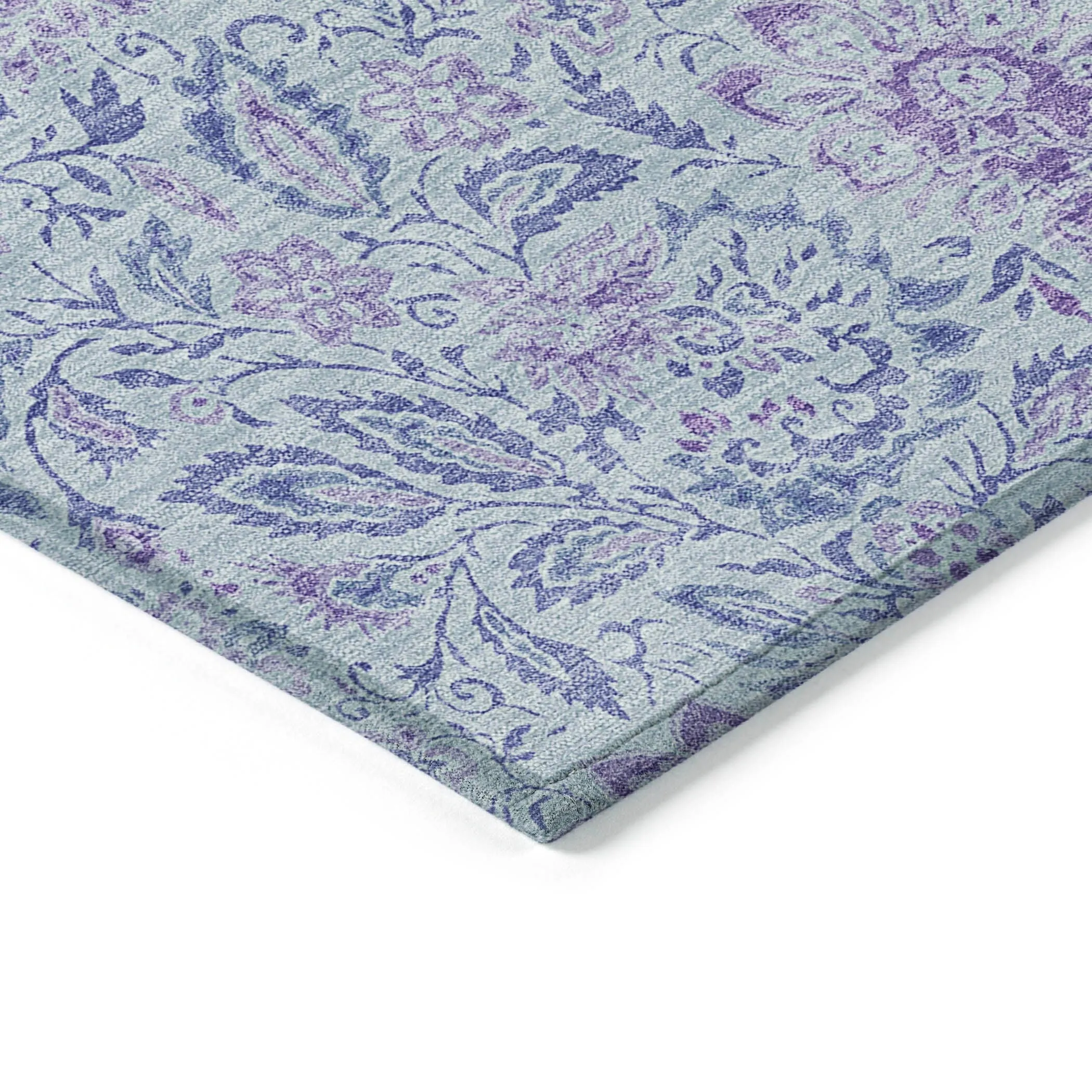 Machine Washable Indoor/ Outdoor Chantille Farmhouse Floral Rug