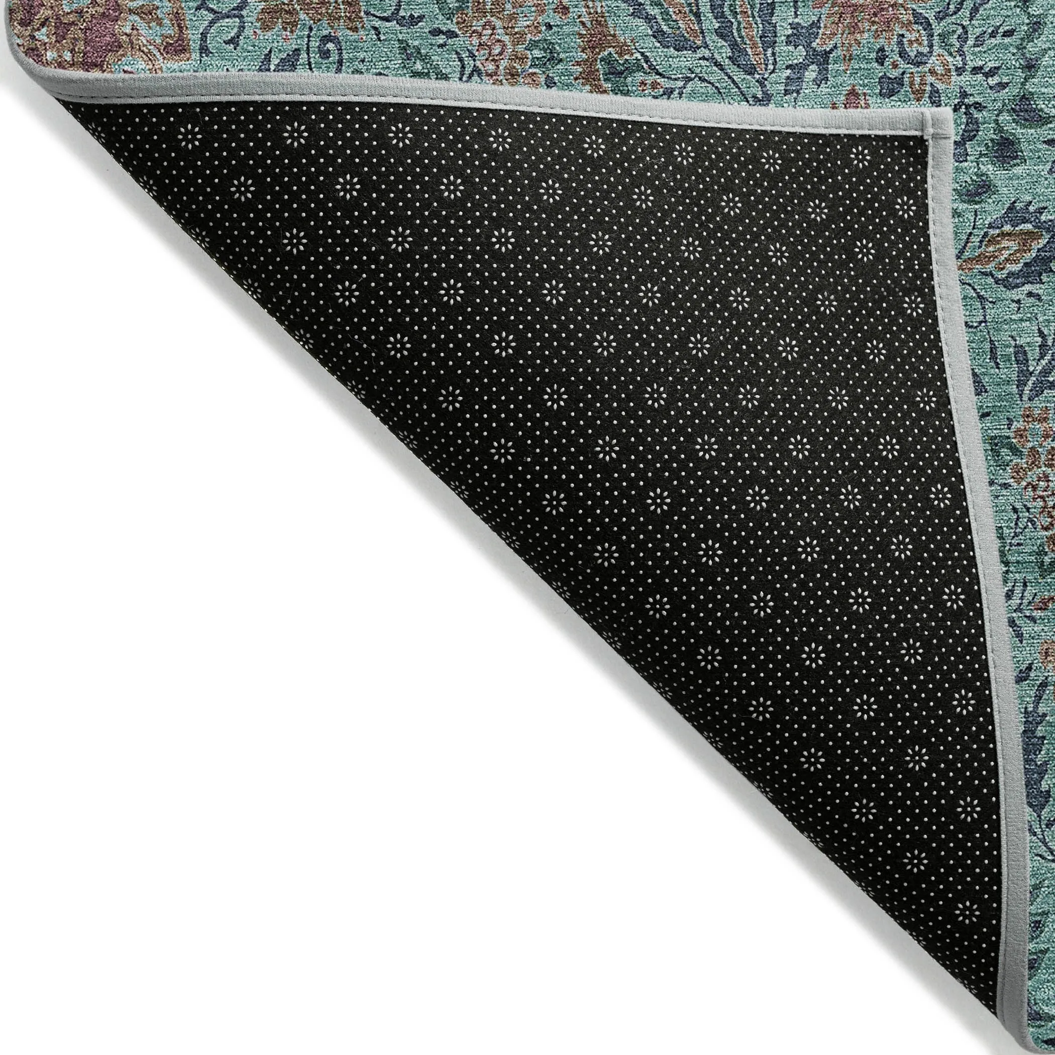 Machine Washable Indoor/ Outdoor Chantille Farmhouse Floral Rug